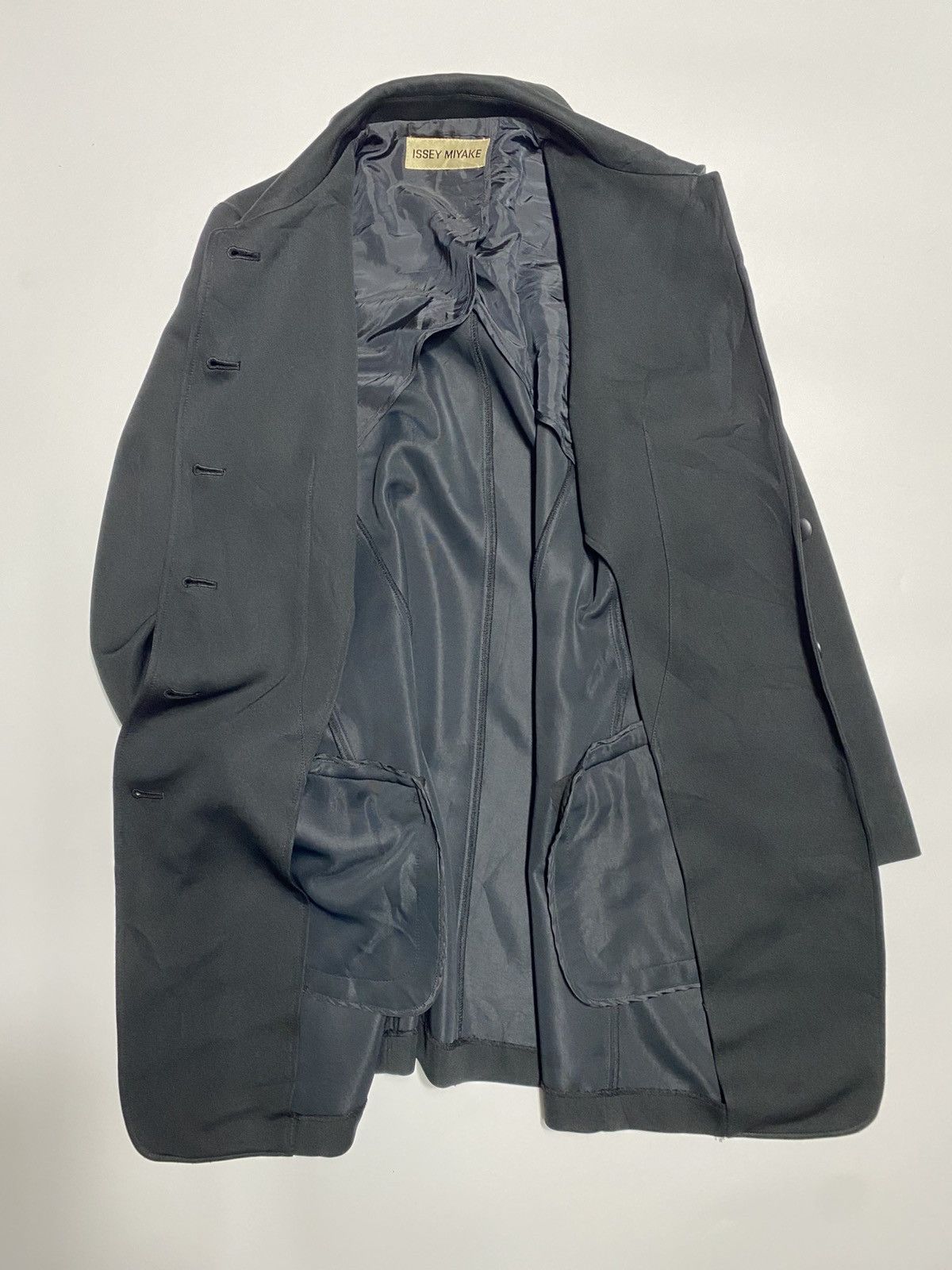 Designer ISSEY MIYAKE Casual Jacket Size 40S - 7 Thumbnail