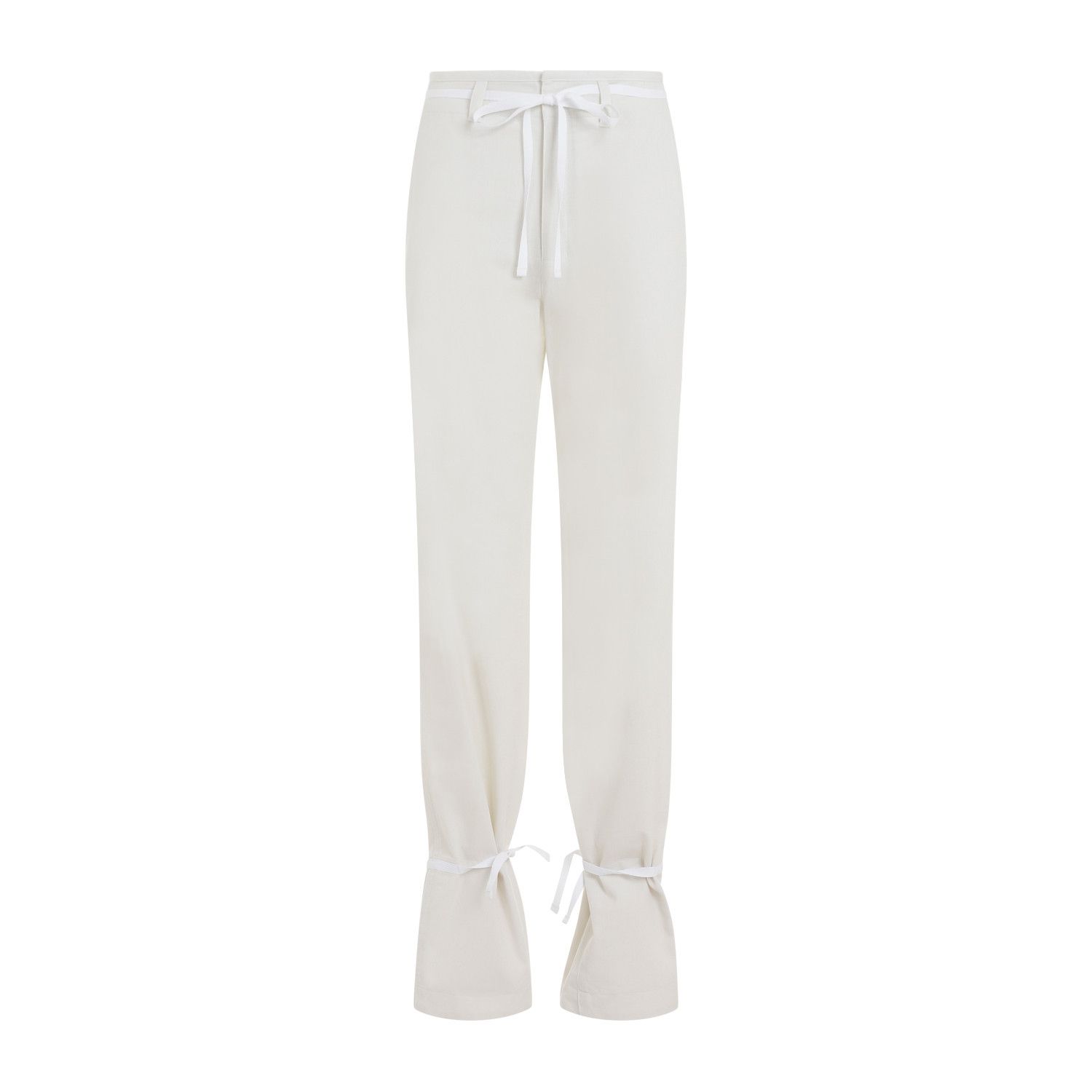 Lemaire Lemaire Straight Pants With Strings Size 28" / US 6 / IT 42 - 1 Thumbnail