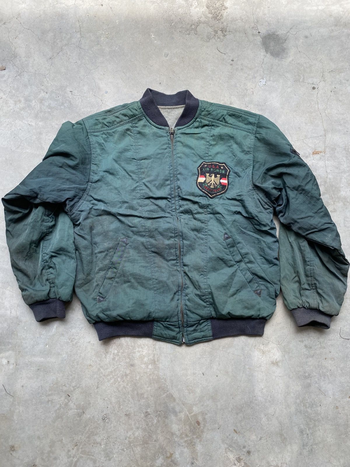 Vintage Reverseble US Air Force Size US M / EU 48-50 / 2 - 1 Thumbnail