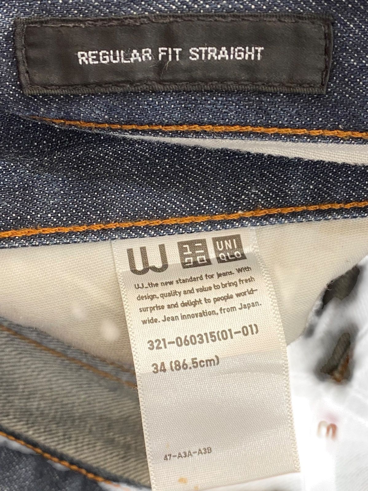 Uniqlo Uniqlo UJ Blue Wash Style Regular Fit Straight Size US 34 / EU 50 - 11 Thumbnail