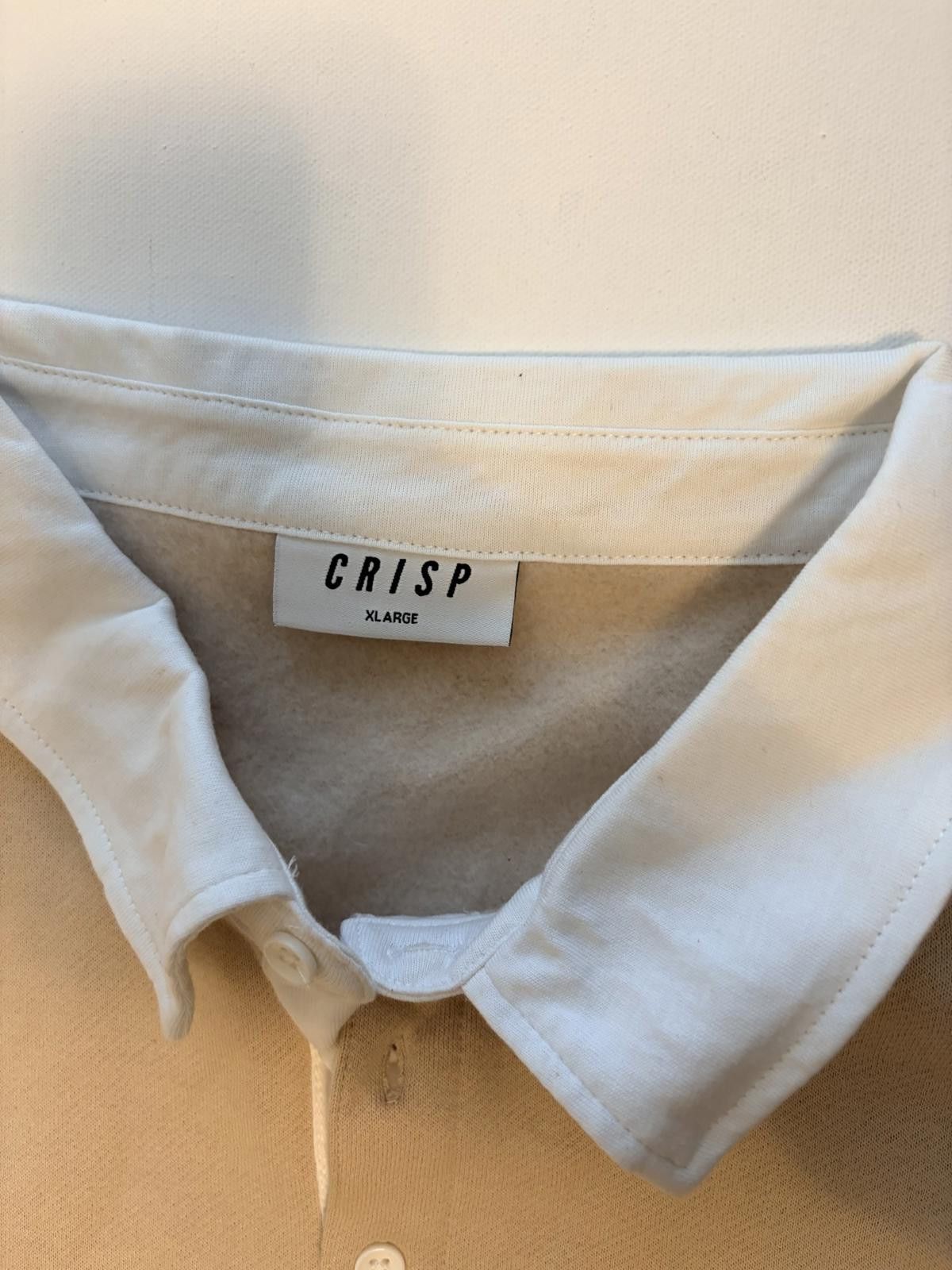 Crysp Denim Crisp Tan Long Sleeve Rubgy Colloar Sweathirt (Size XL) Size US XL / EU 56 / 4 - 2 Thumbnail