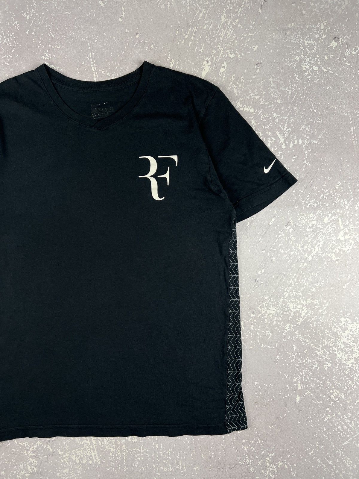Nike Vintage Nike RF Roger Federer Tennis T Shirt Mens M Black Size US M / EU 48-50 / 2 - 2 Thumbnail