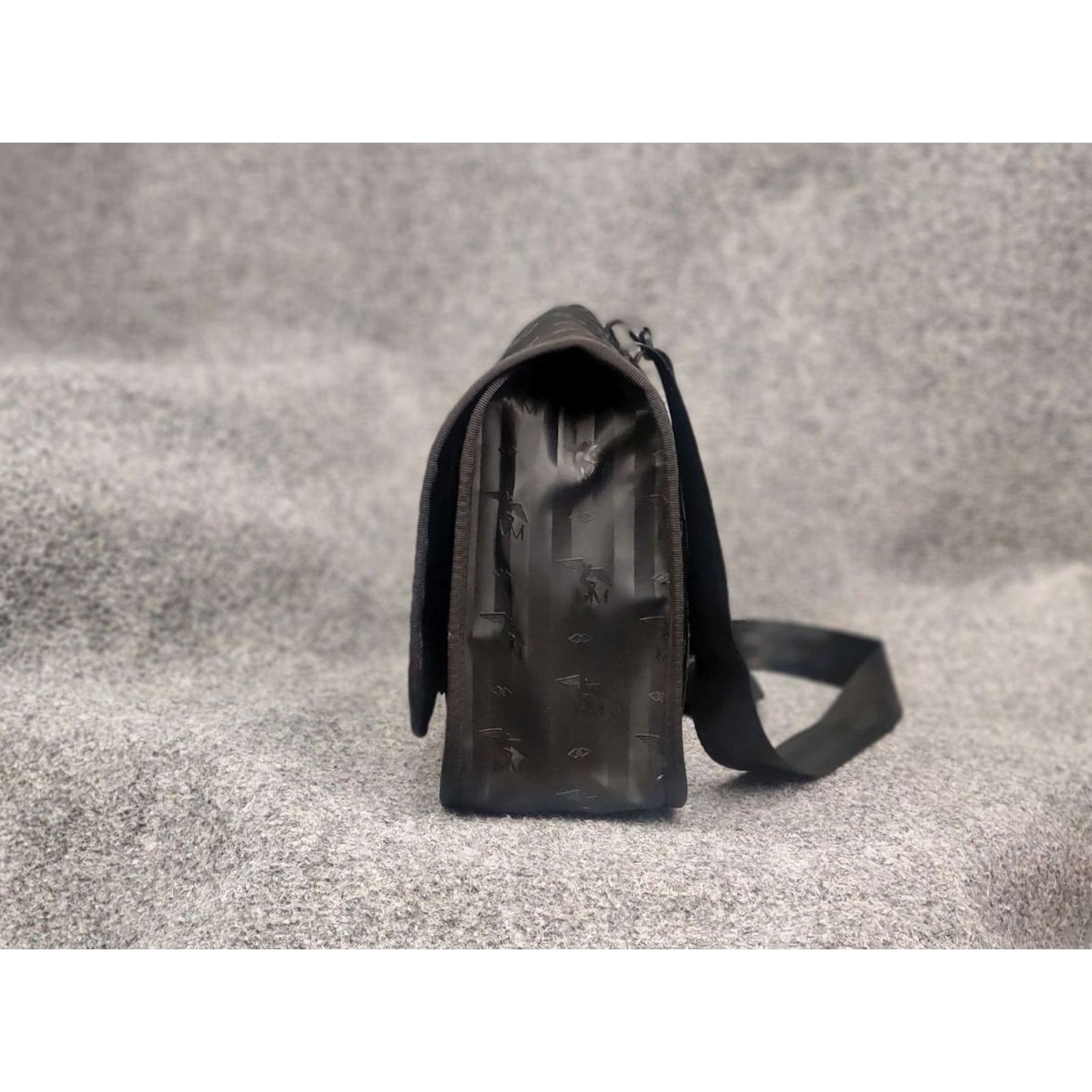 Vintage Maison Mollerus bag Crossbody Black canvas unisex Medium Adult Mens Vintage? No Size ONE SIZE - 6 Thumbnail