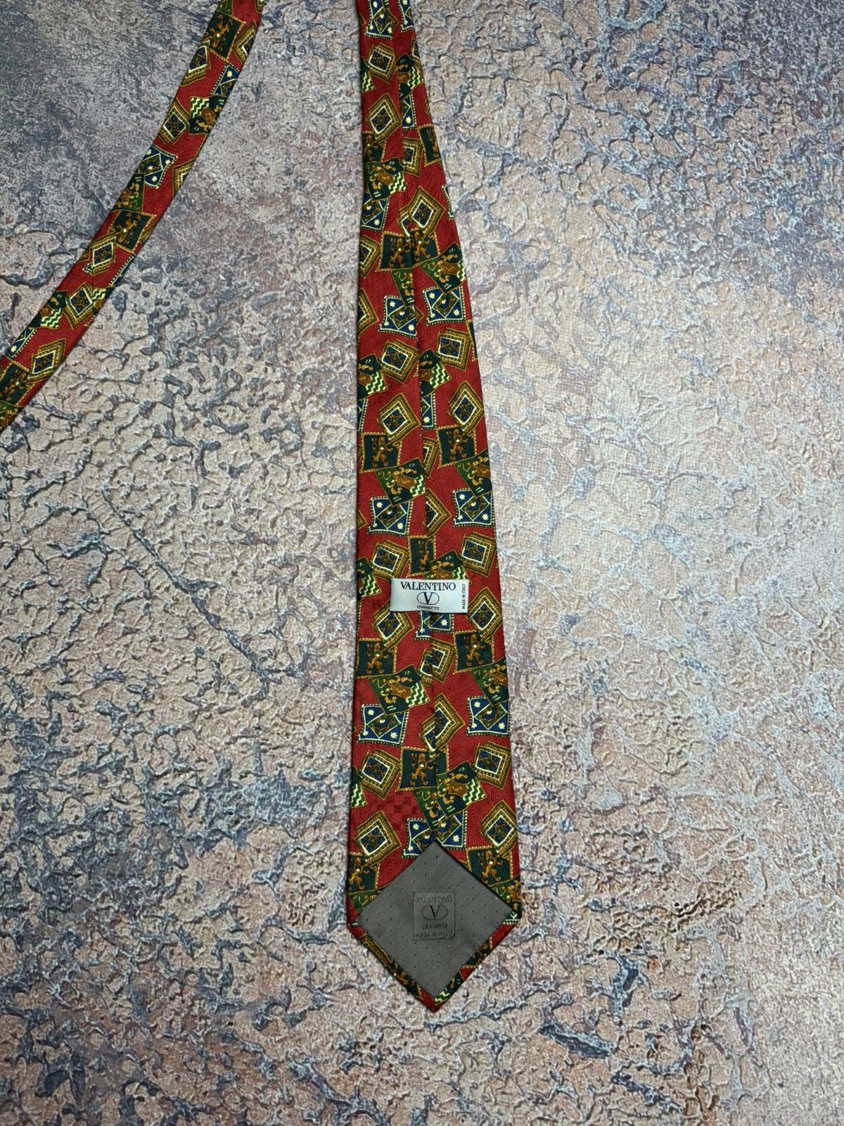 Valentino × Vintage Vintage VALENTINO tie made in Italy🇮🇹 Size ONE SIZE - 2 Thumbnail