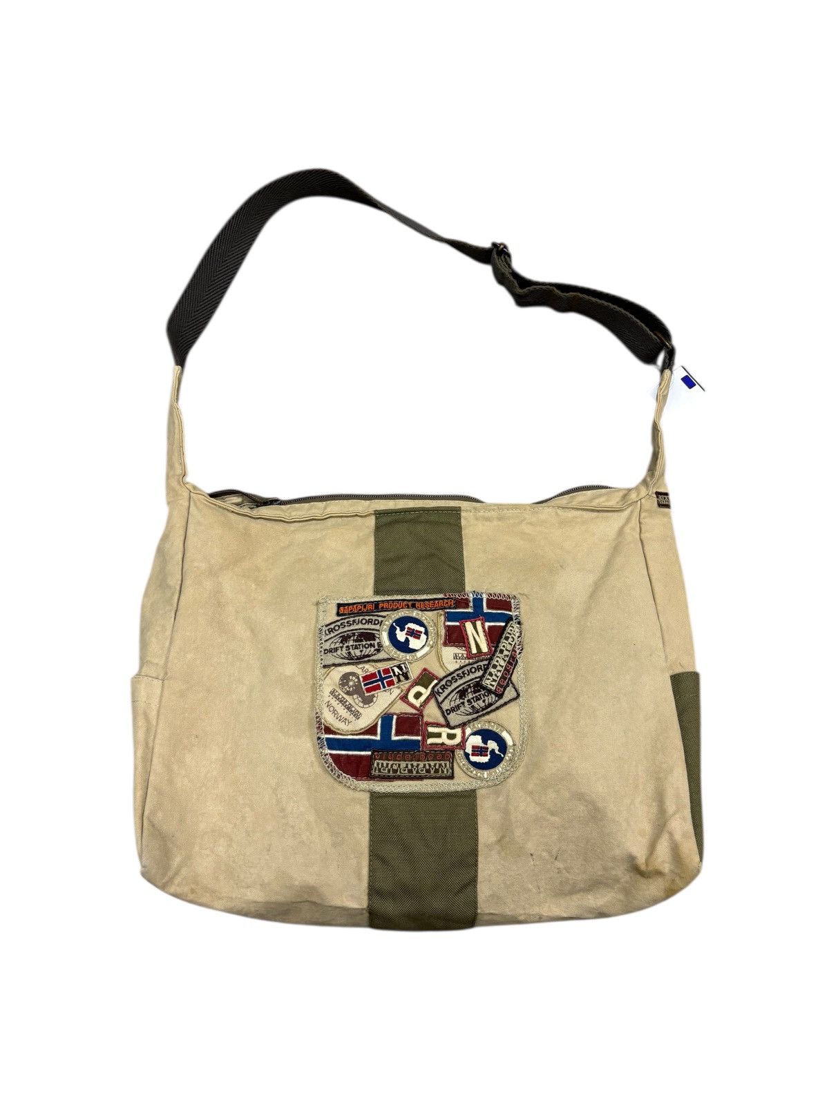Napapijri Vintage Military 00’s Napapijri y2k Outdoor Messenger Bag Size ONE SIZE - 2 Thumbnail