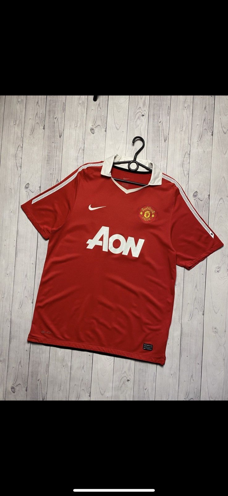 Nike Vintage Nike Manchester United soccer jersey size L Size US L / EU 52-54 / 3 - 1 Thumbnail
