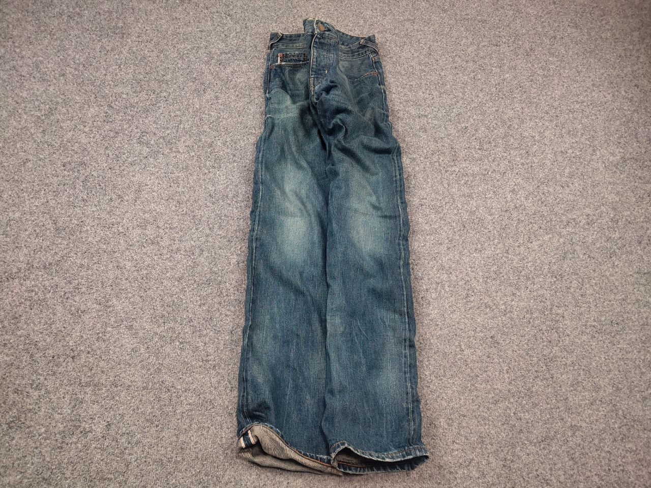 THE ROKKER COMPANY The Rokker Company Faded Denim selvedge Jeans Vintage Style Size US 34 / EU 50 - 2 Thumbnail
