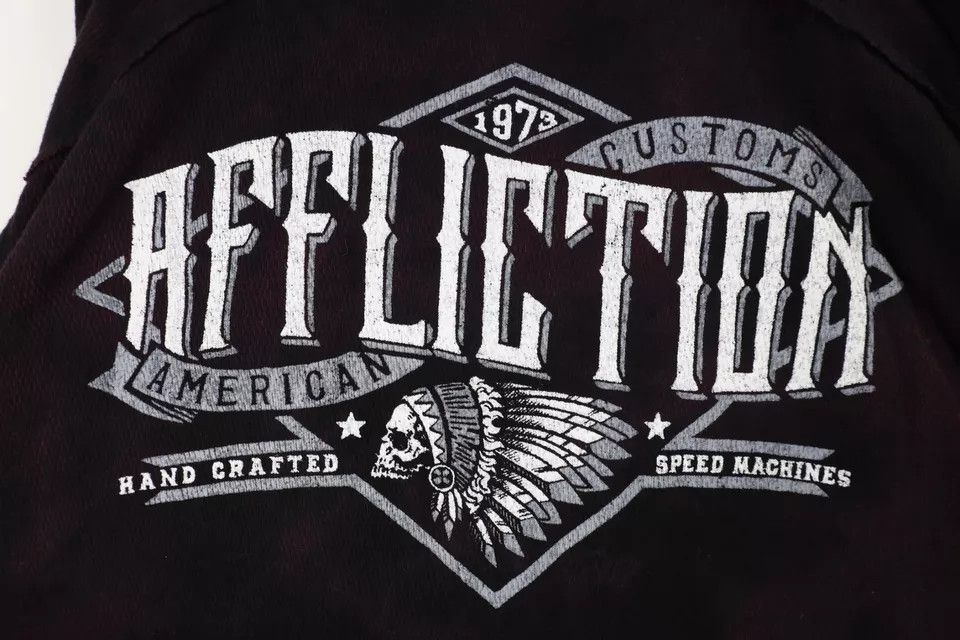 Affliction × Vintage Deadstock Vintage Affliction Reversible Thermal T-Shirt Size US XXL / EU 58 / 5 - 17 Thumbnail