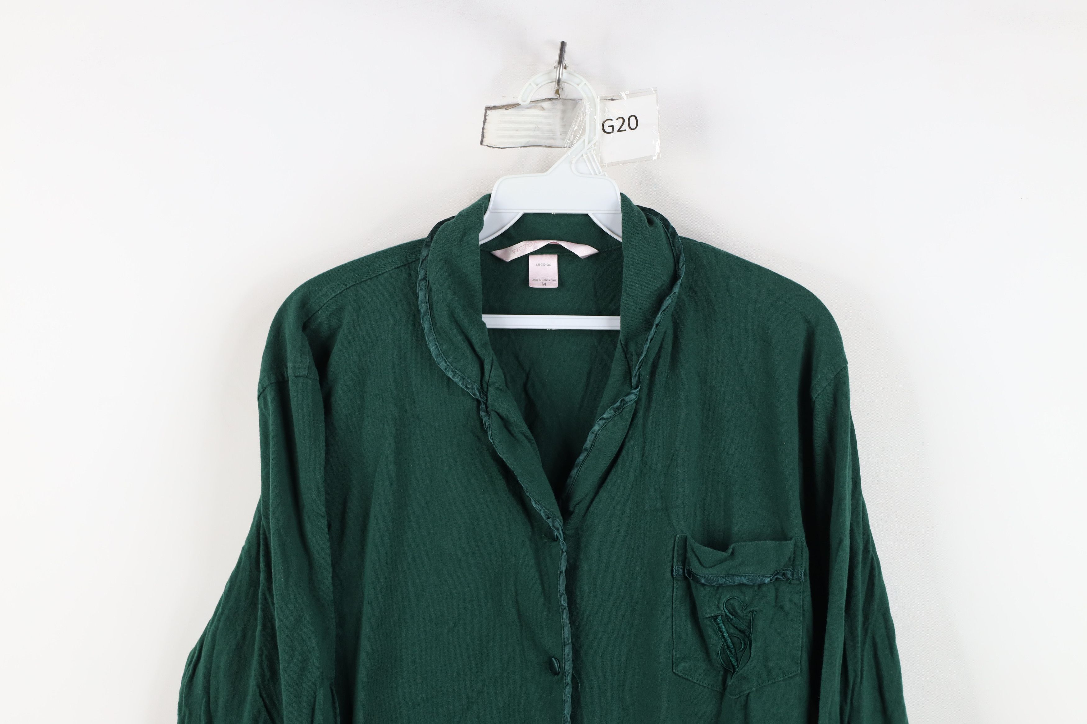 Victoria's Secret Vintage Victorias Secret Trim Monogram Pajamas Shirt Top Size M / US 6-8 / IT 42-44 - 2 Thumbnail
