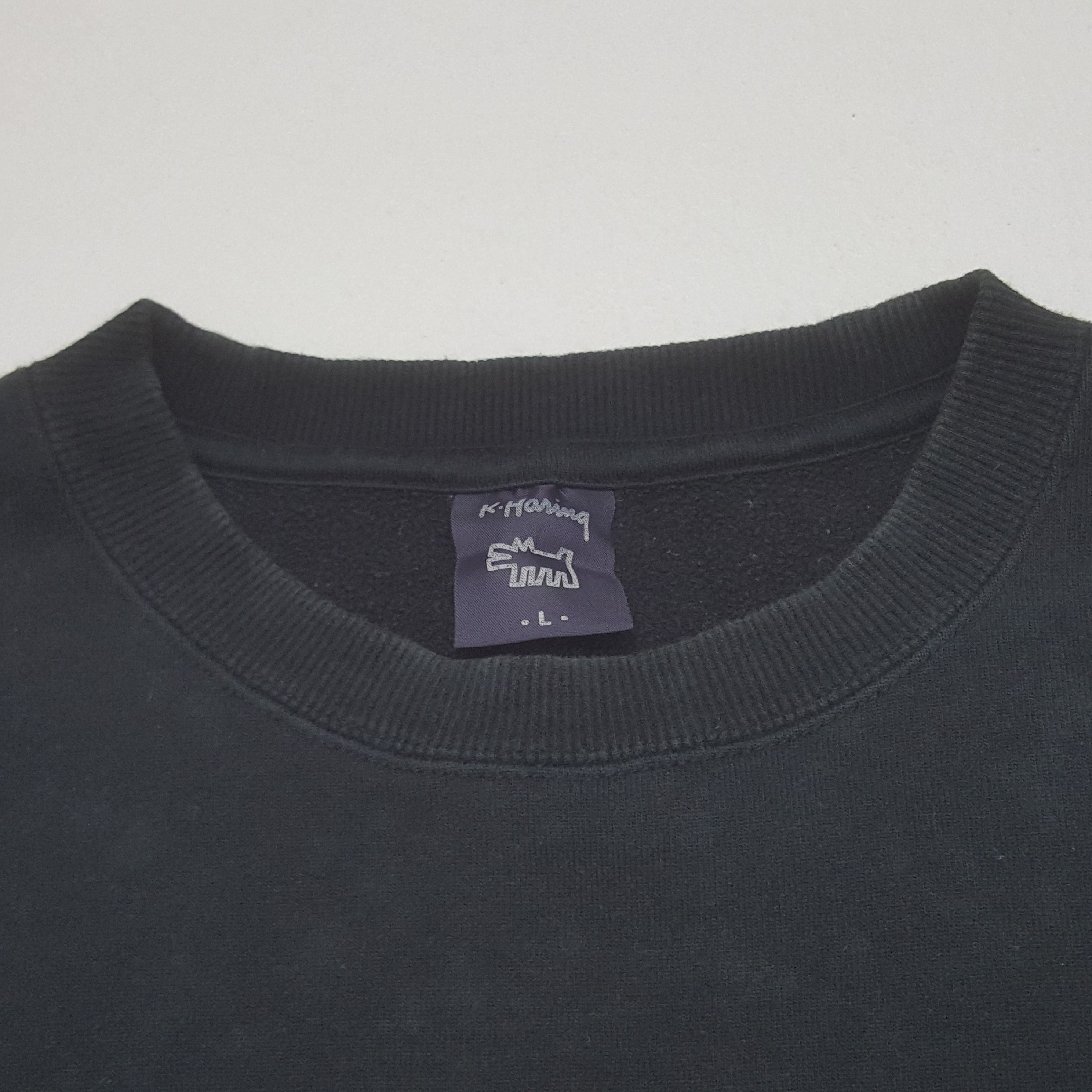 Keith Haring Vintage Keith Haring City Cycles Sweatshirt C317N14 Size US L / EU 52-54 / 3 - 5 Thumbnail