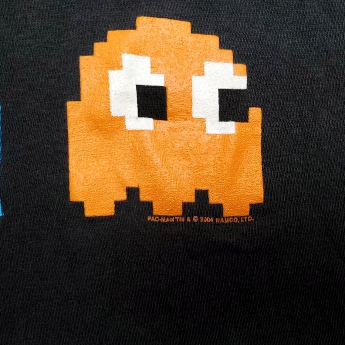 Thrasher VTG Pacman Shirt Mens L Black Faded Distressed Thrashed Short Sleeve Y2K TEE Size US L / EU 52-54 / 3 - 7 Thumbnail