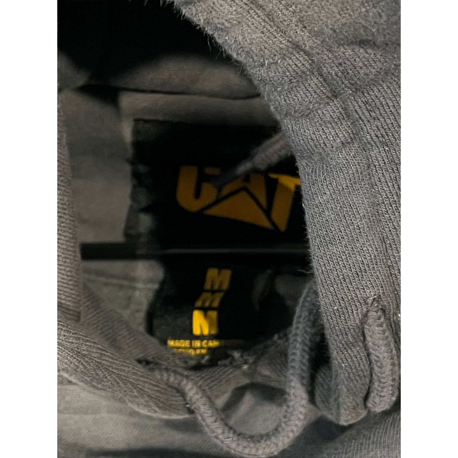 Caterpillar CAT Thick Warm Black Hoodie Mens M Size US M / EU 48-50 / 2 - 3 Thumbnail