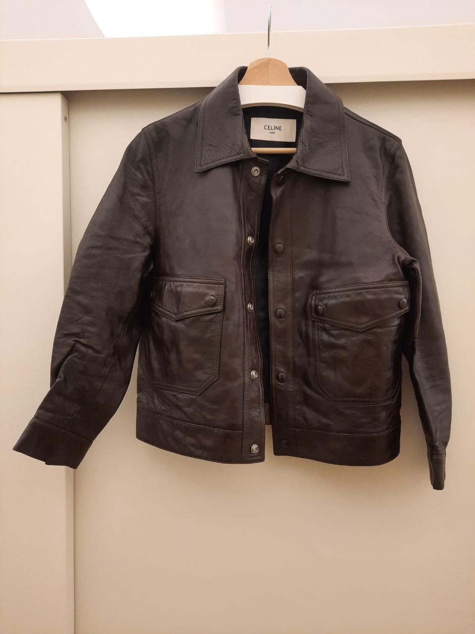 Celine Leather Trucker Blouson Jacket Size US S / EU 44-46 / 1 - 1 Thumbnail