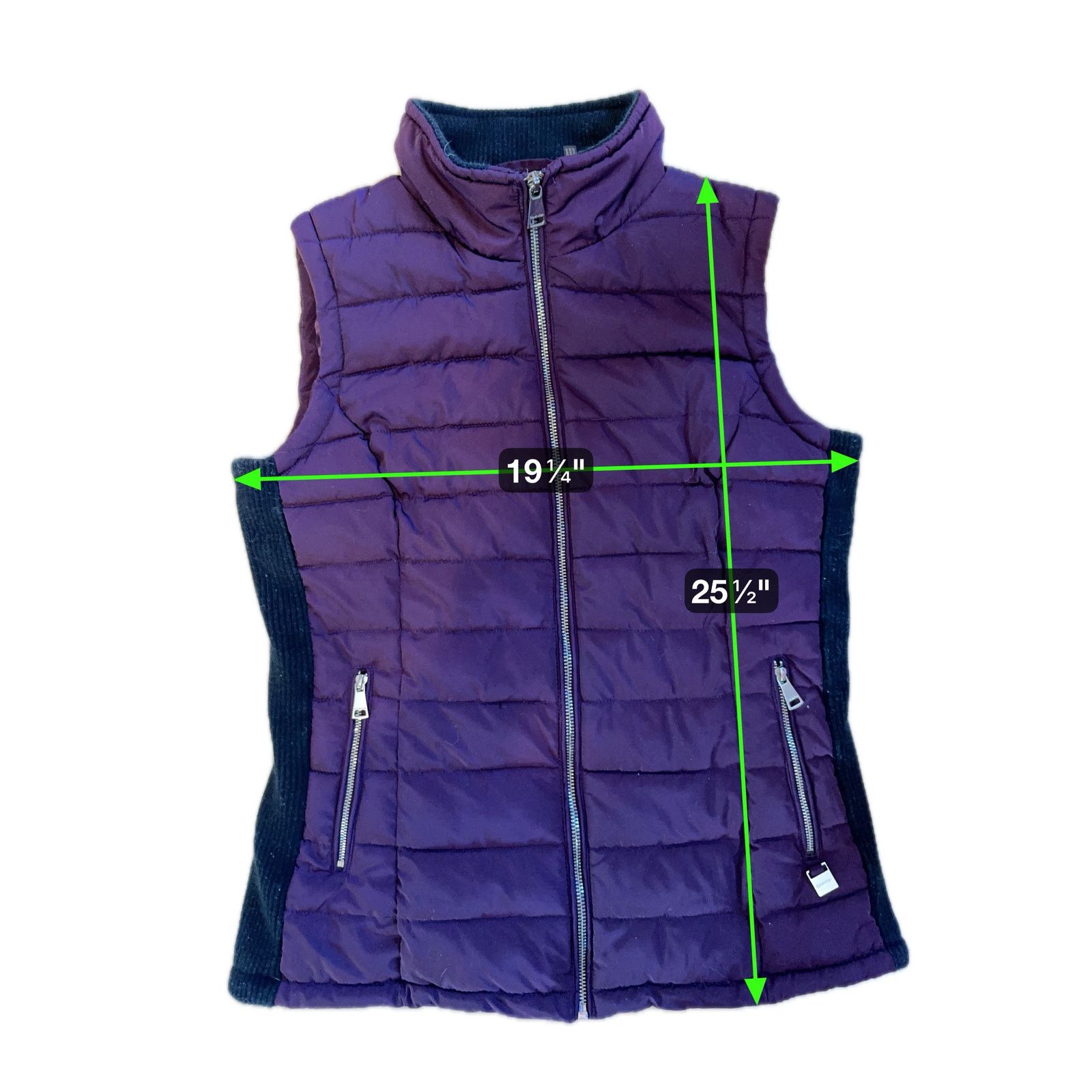 Calvin Klein Calvin Klein Purple Puffer Vest Quilted Vest Stretch Panel S Size S / US 4 / IT 40 - 10 Thumbnail