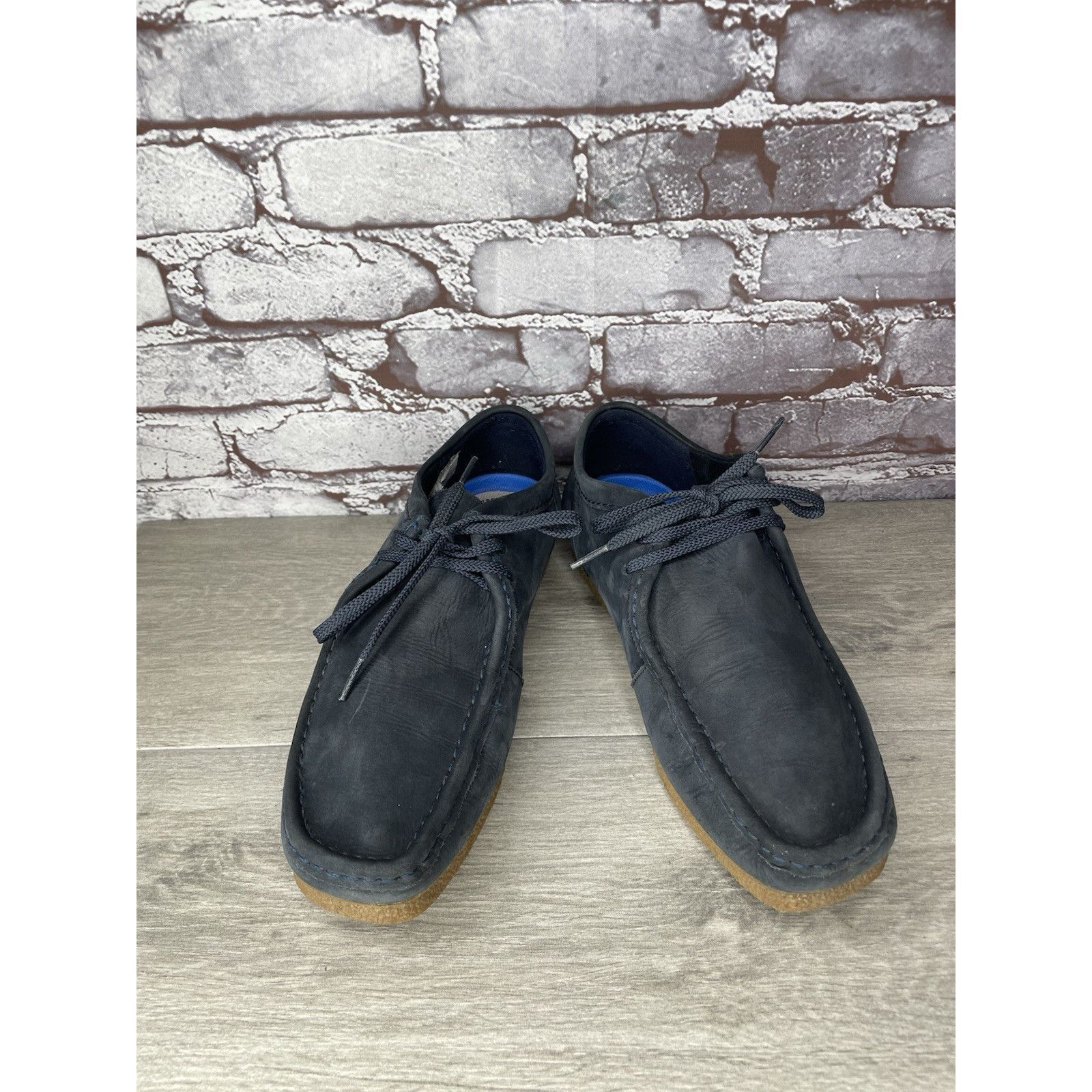 Clarks Clarks Wallabees Combi Blue Suede Leather Chukka Boots Men’s Size US 10.5 / EU 43-44 - 18 Thumbnail