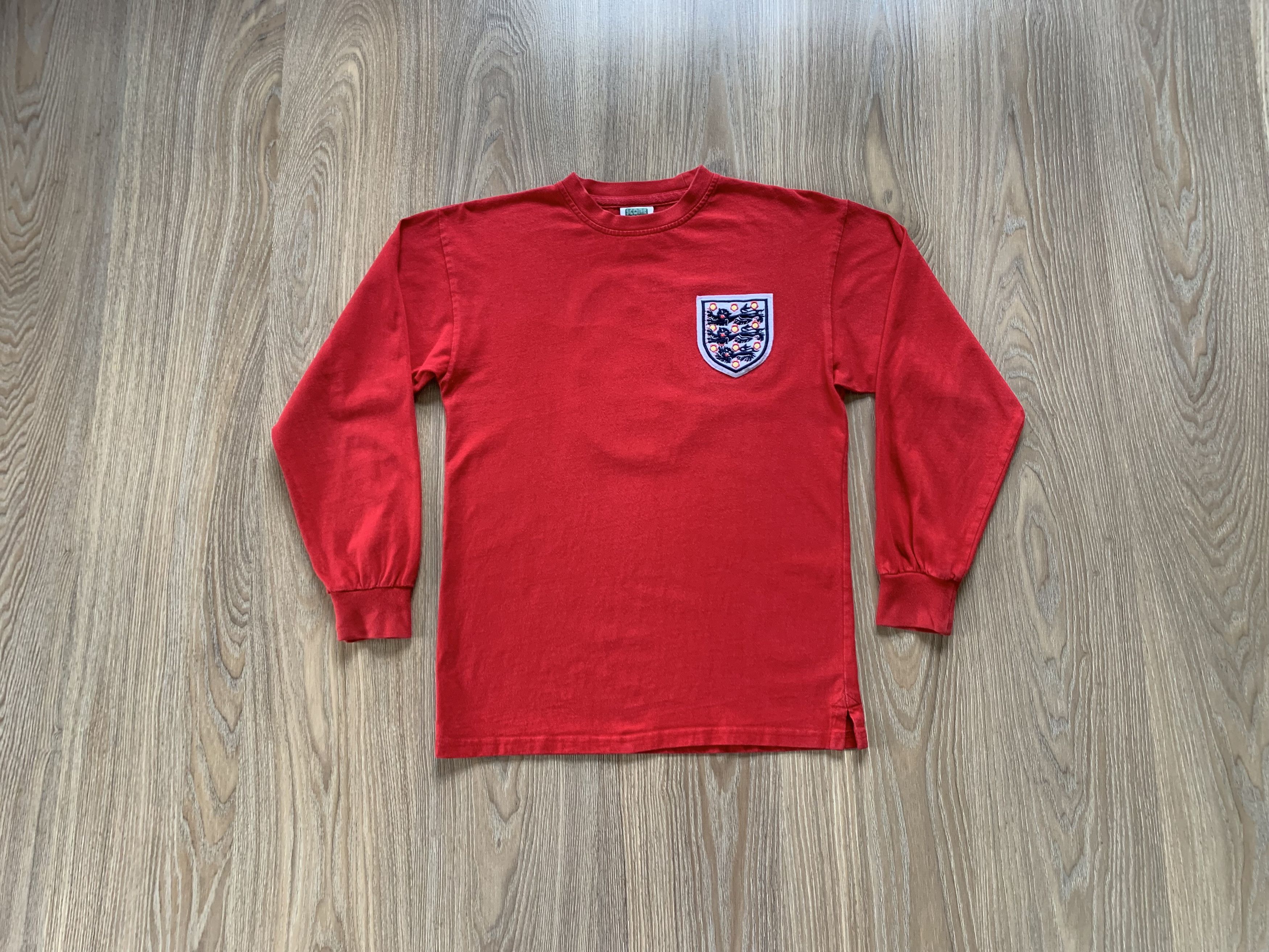 Vintage Vintage Score Draw England Long Sleeve T-Shirt Size US S / EU 44-46 / 1 - 1 Thumbnail