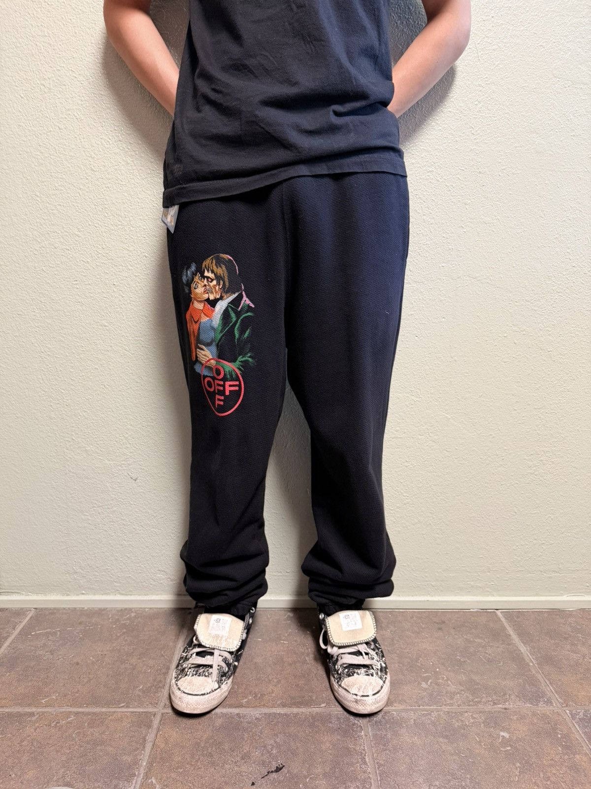 Off-White Off White Sweatpants Size US 34 / EU 50 - 1 Thumbnail