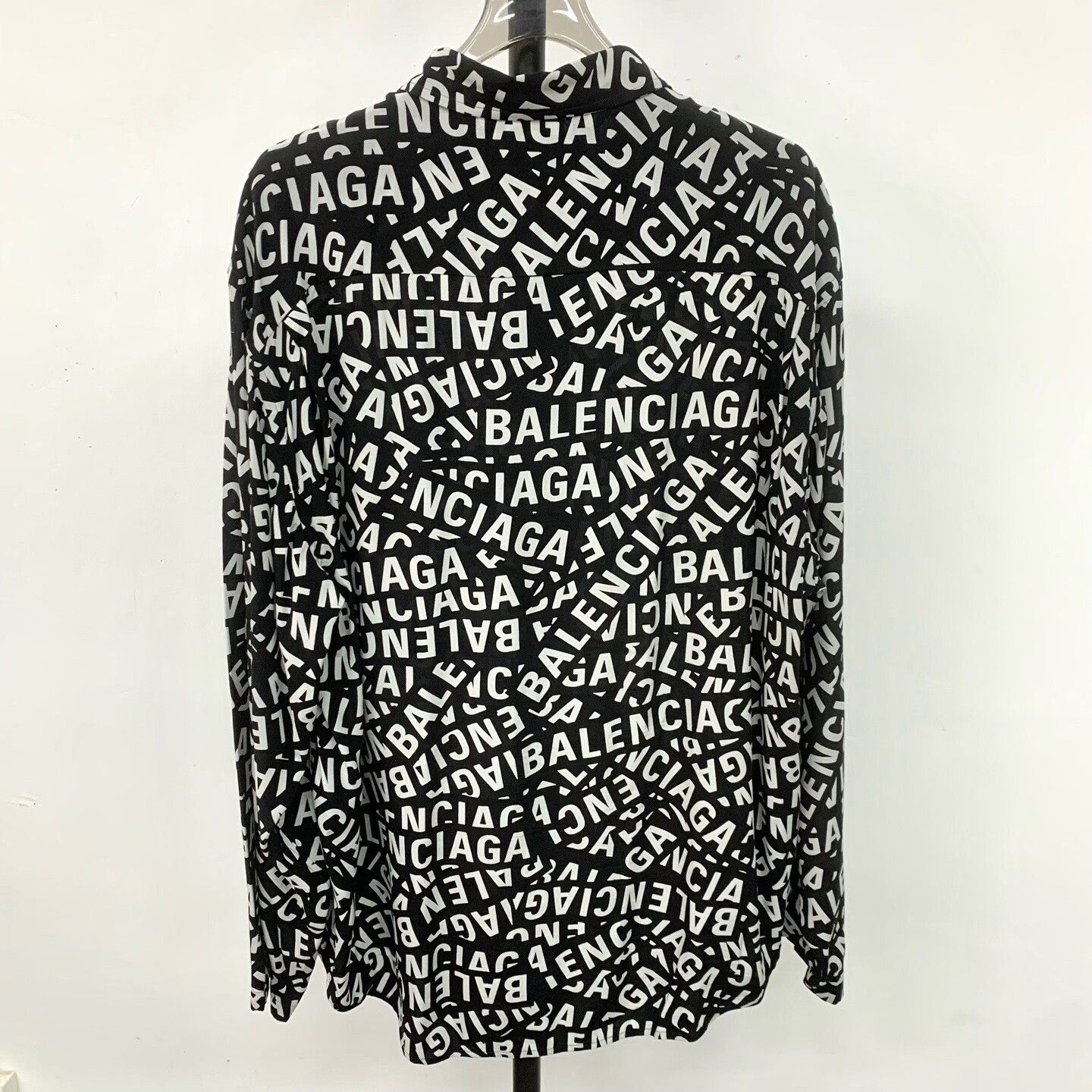 Balenciaga balenciaga logo print long sleeve shirt Size US L / EU 52-54 / 3 - 6 Thumbnail