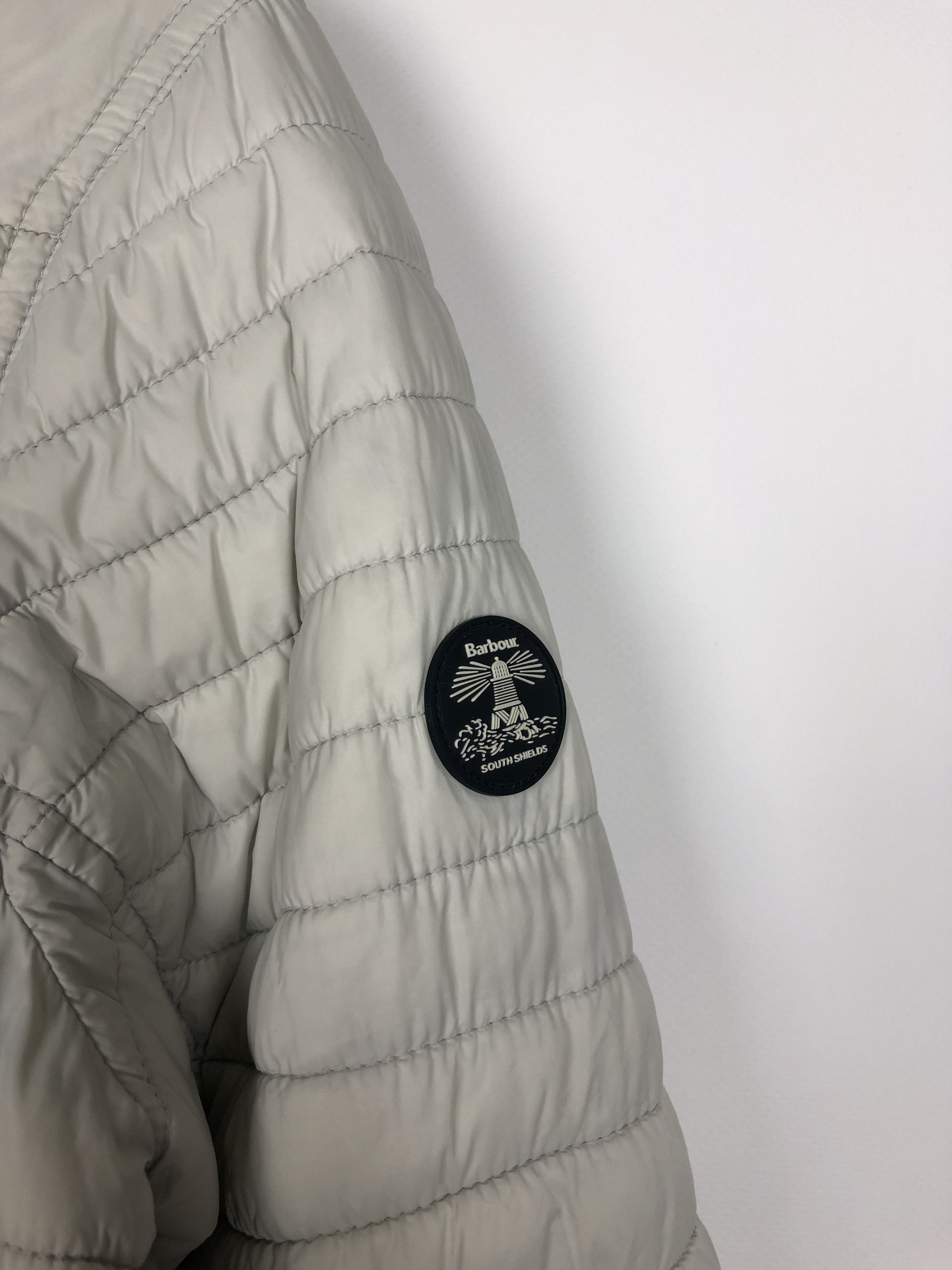 Barbour Barbour Fibre Down Puffer Jacket White size US12 EU42 Size XL / US 12-14 / IT 48-50 - 4 Thumbnail