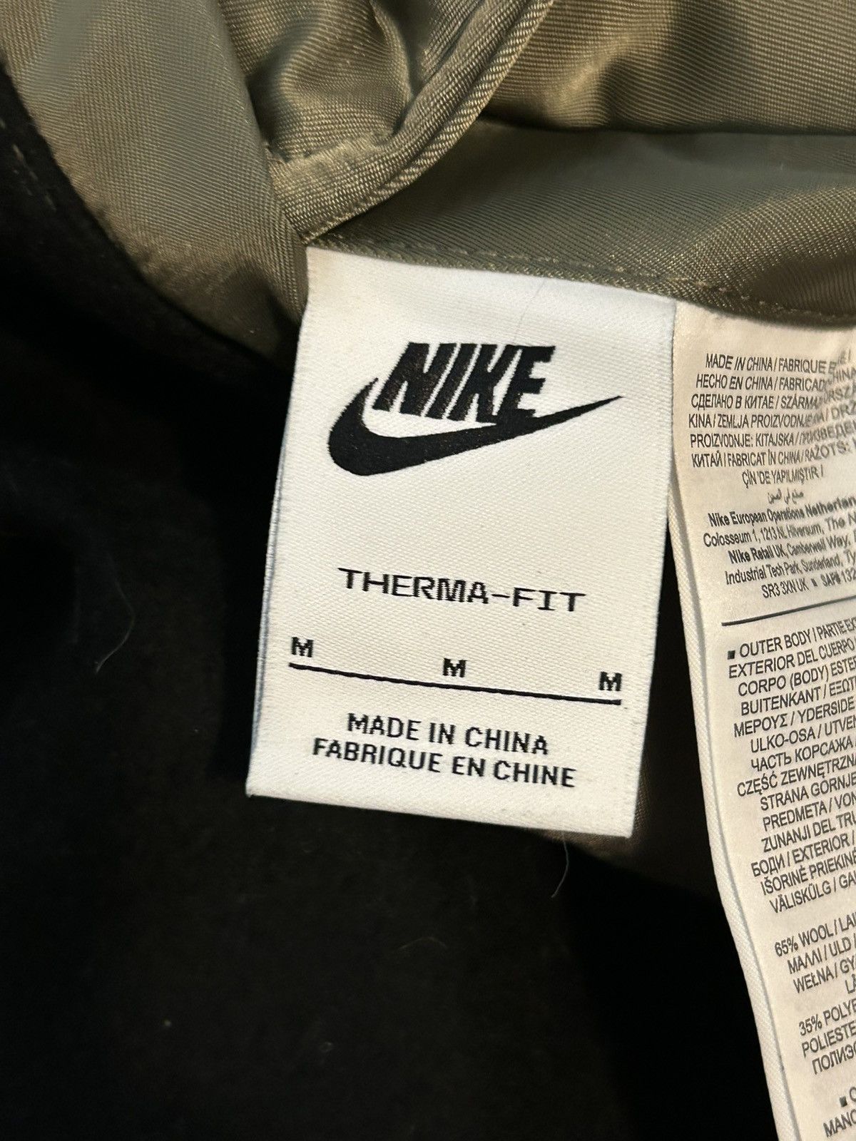 Nike Nike Leather/wool Bomber Destroyer Jacket Redefined 08/08/10 Size US M / EU 48-50 / 2 - 5 Thumbnail