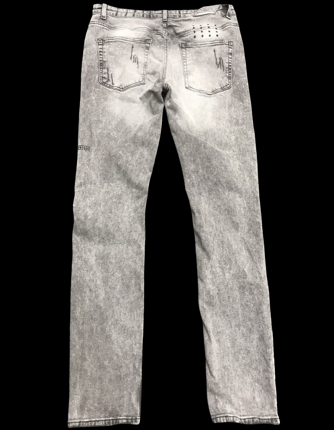 Ksubi 💥ARCHIVAL💥Very Rare ksubi Skinny Distressed Denim F285 Size US 33 - 2 Thumbnail