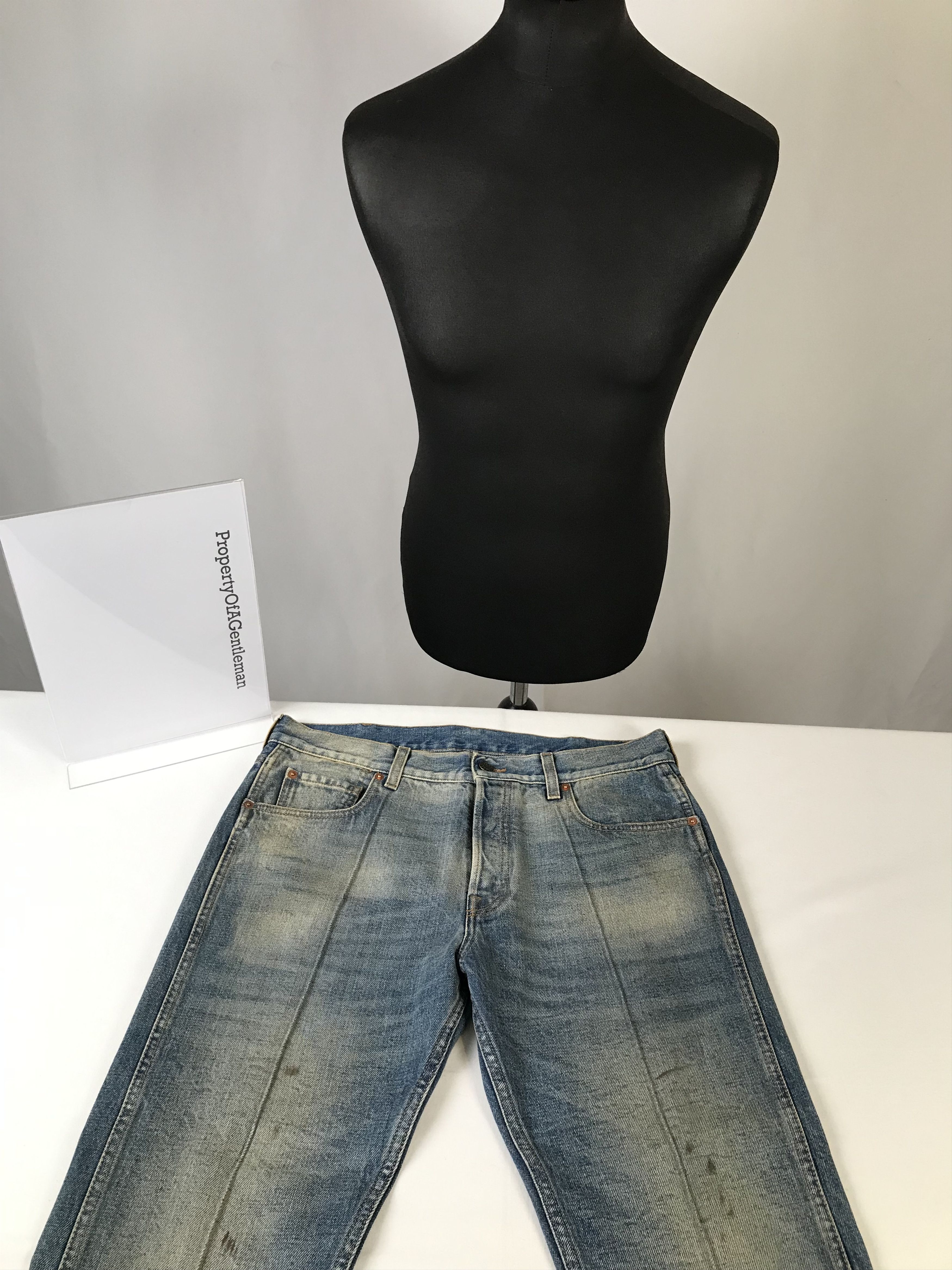 Gucci Gucci Classic Acid Wash Blue Jeans Size US 34 / EU 50 - 3 Thumbnail