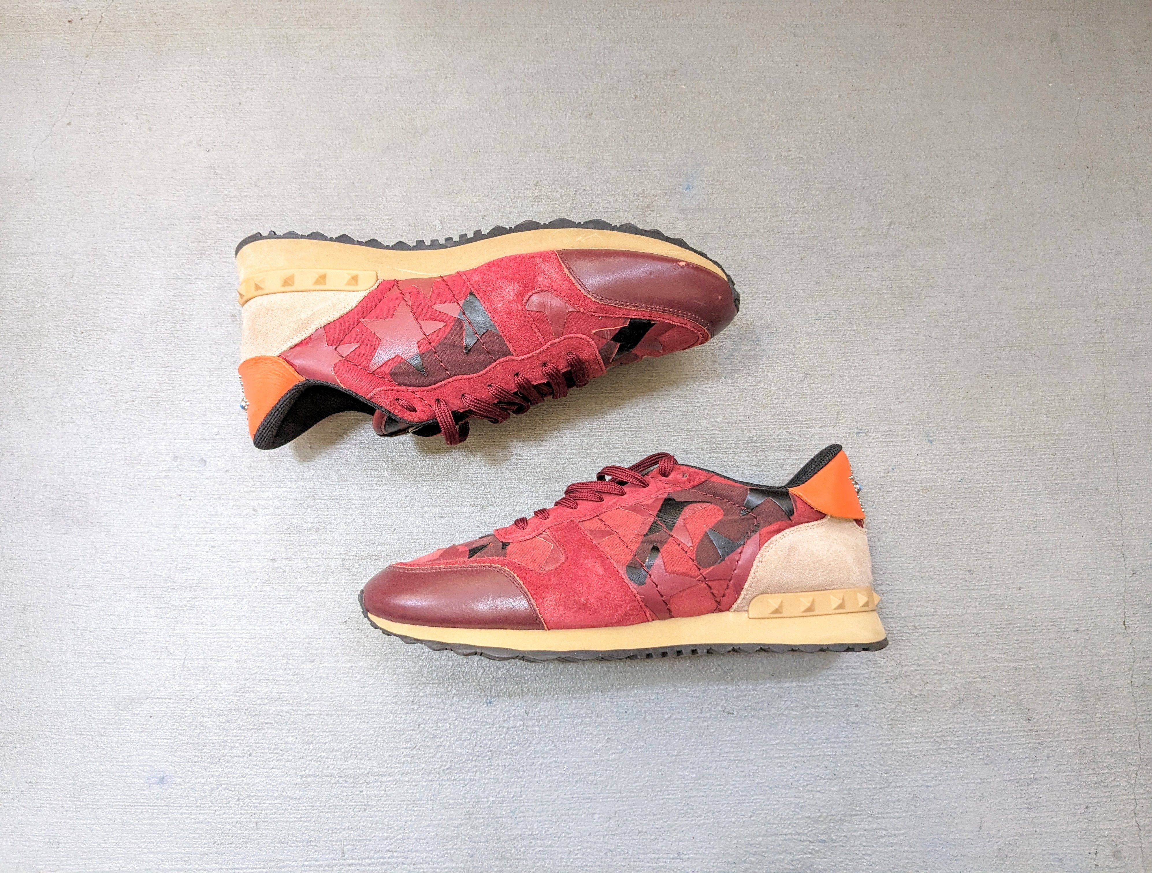 Valentino Valentino Rockrunner Camo Sneakers Size 11 44 Red Star Size US 11 / EU 44 - 1 Thumbnail