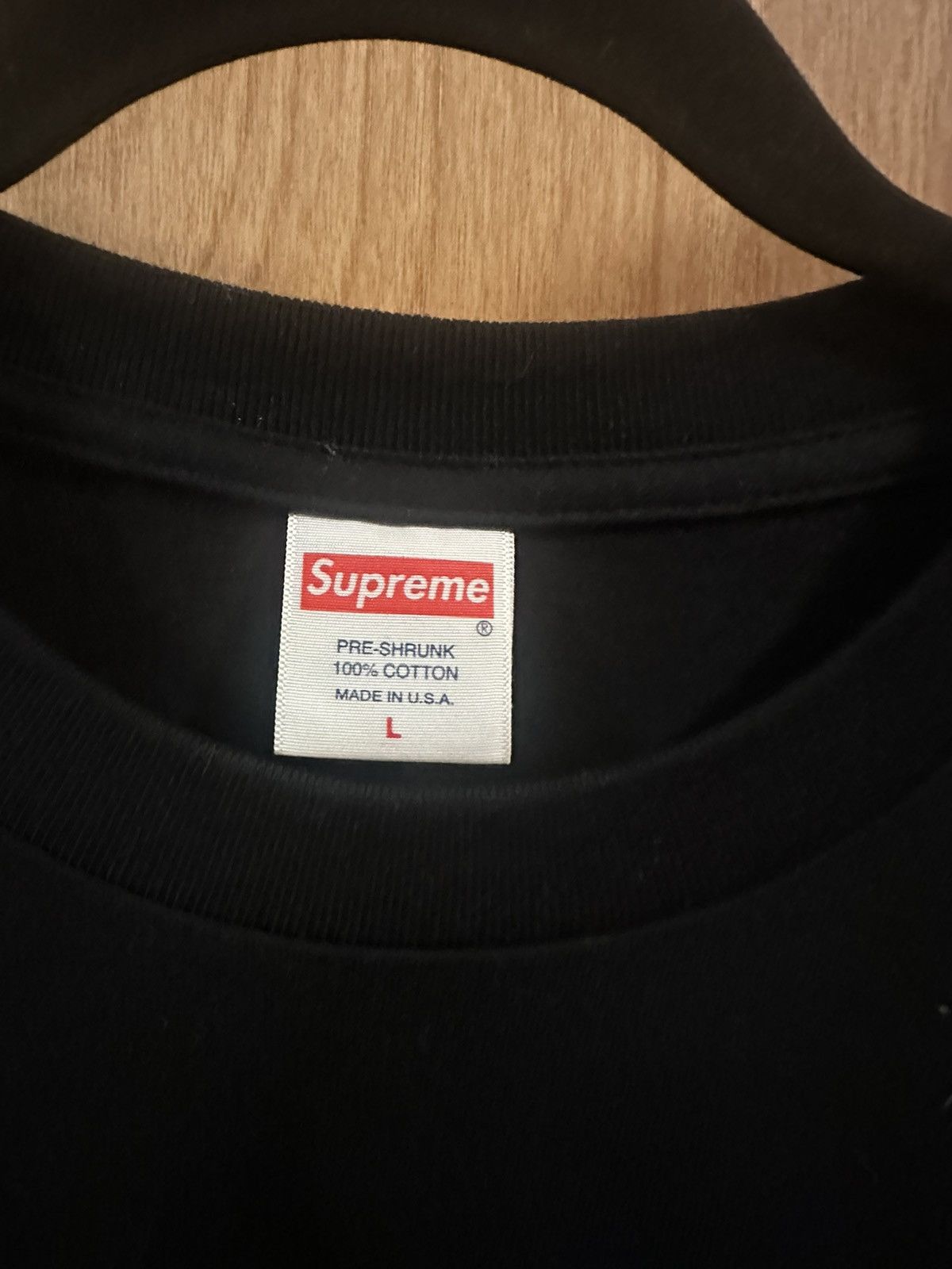 Supreme Supreme Black T Shirt Size US L / EU 52-54 / 3 - 2 Thumbnail
