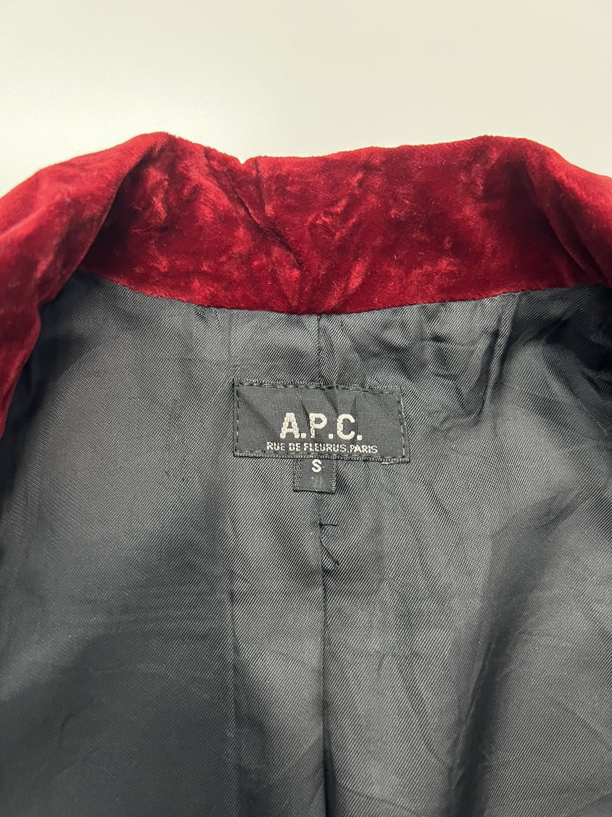 A.P.C. 🔥APC RUE DE FLEURUS PARIS VELVET OVERCOAT Size S / US 4 / IT 40 - 9 Thumbnail