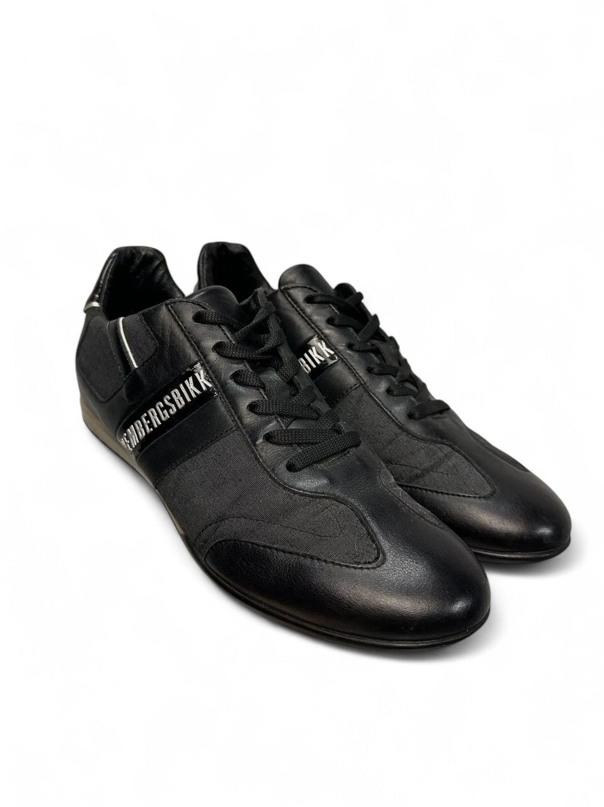 Dirk Bikkembergs Bikkembergs black leather sneakers vintage y2k sport style Size US 7 / EU 40 - 9 Thumbnail