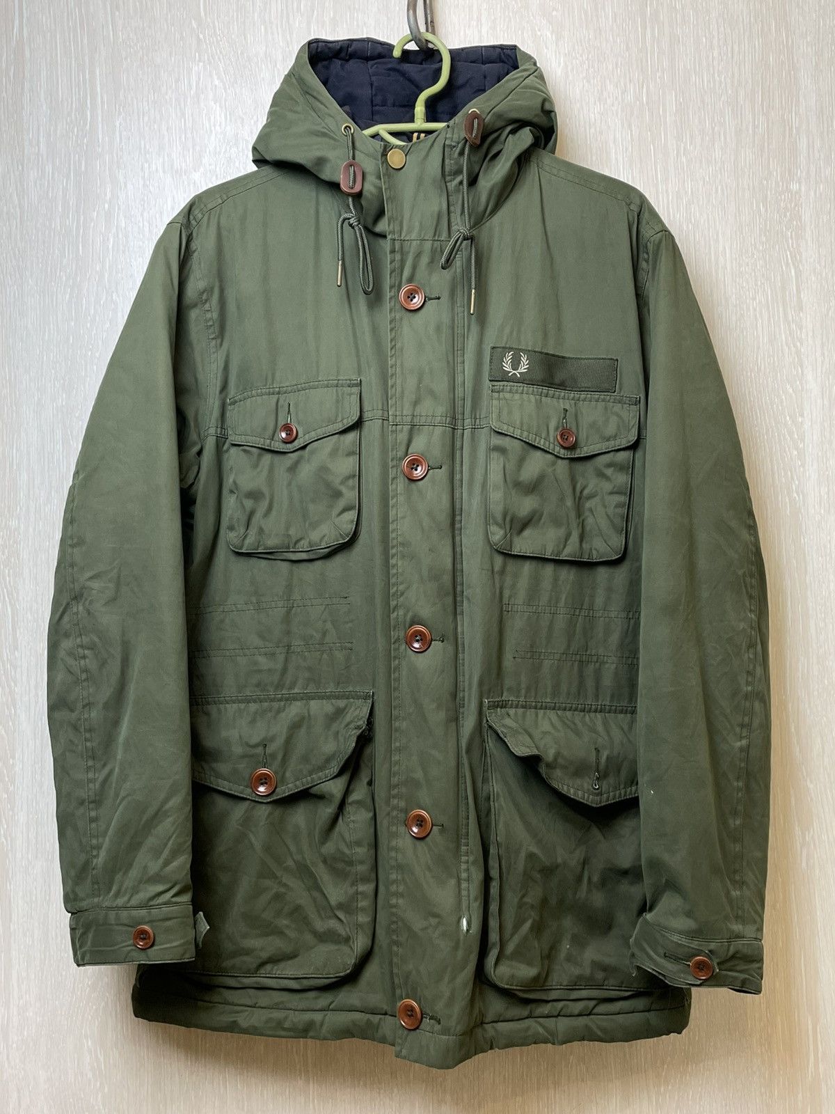 Vintage Parka Fred Perry Nylon Coats Jacket size M