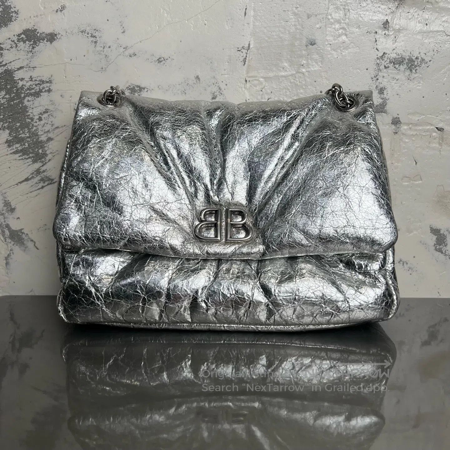 Balenciaga Balenciaga Monaco Flip-Cover Magnetic Closure Chain Should Size ONE SIZE - 1 Thumbnail