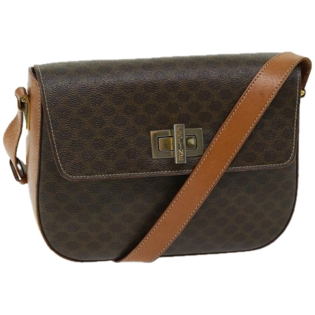Celine Celine Vintage Macadam Canvas and Leather Size ONE SIZE - 1 Thumbnail