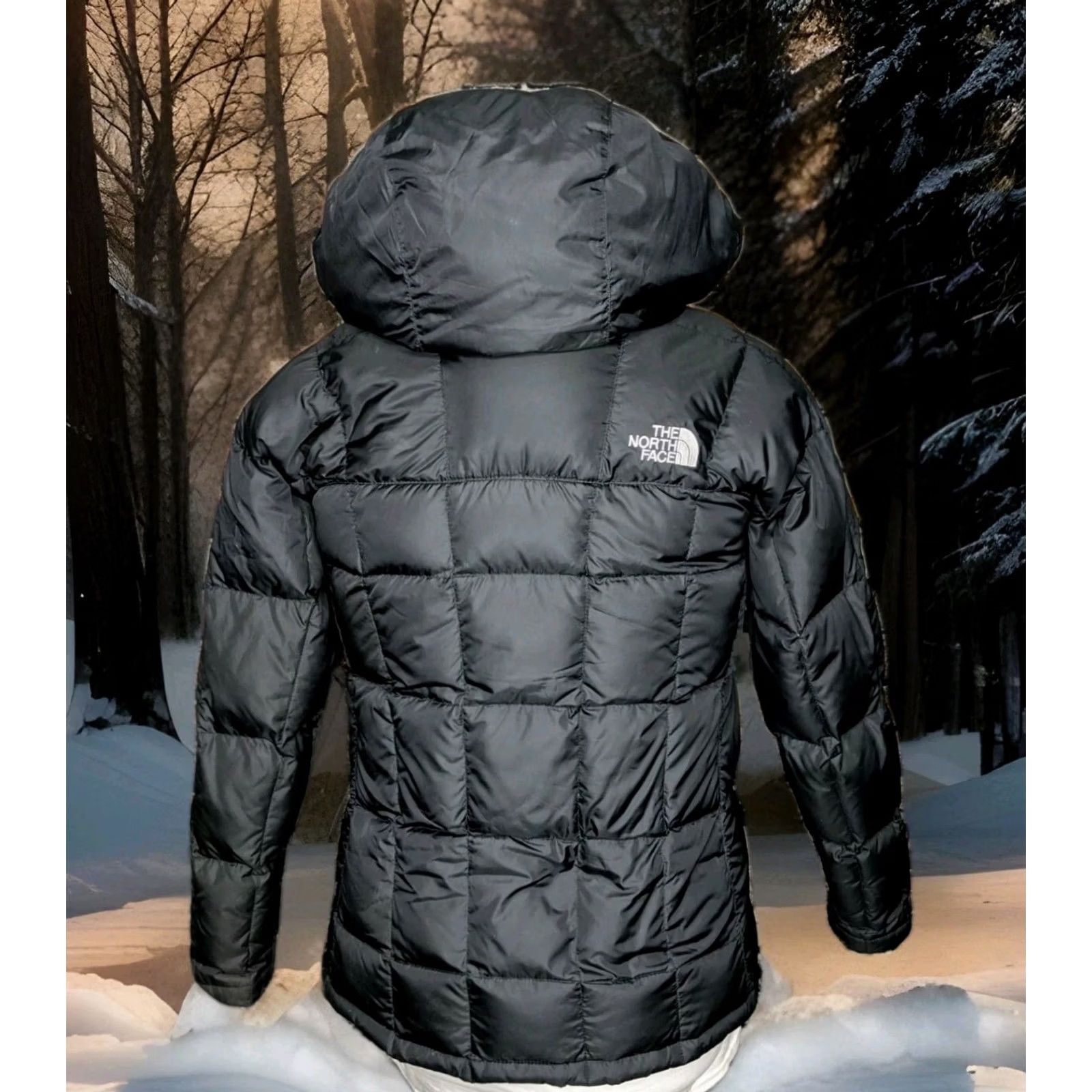 The North Face The North Face Metropolis Jacket Womens Small Black Down Puffer Hood Parka Winter Size S / US 4 / IT 40 - 4 Thumbnail