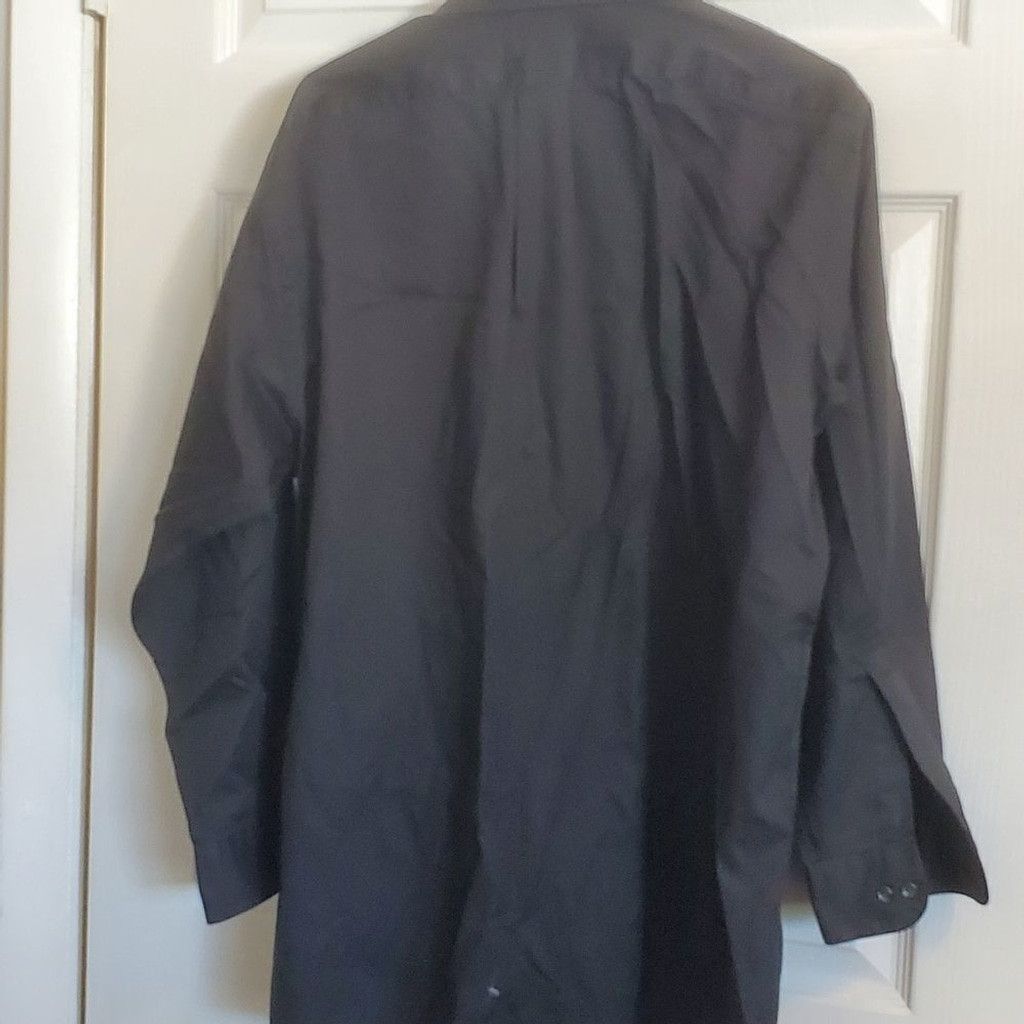 Van Heusen Black Dress Shirt Size US XL / EU 56 / 4 - 2 Thumbnail