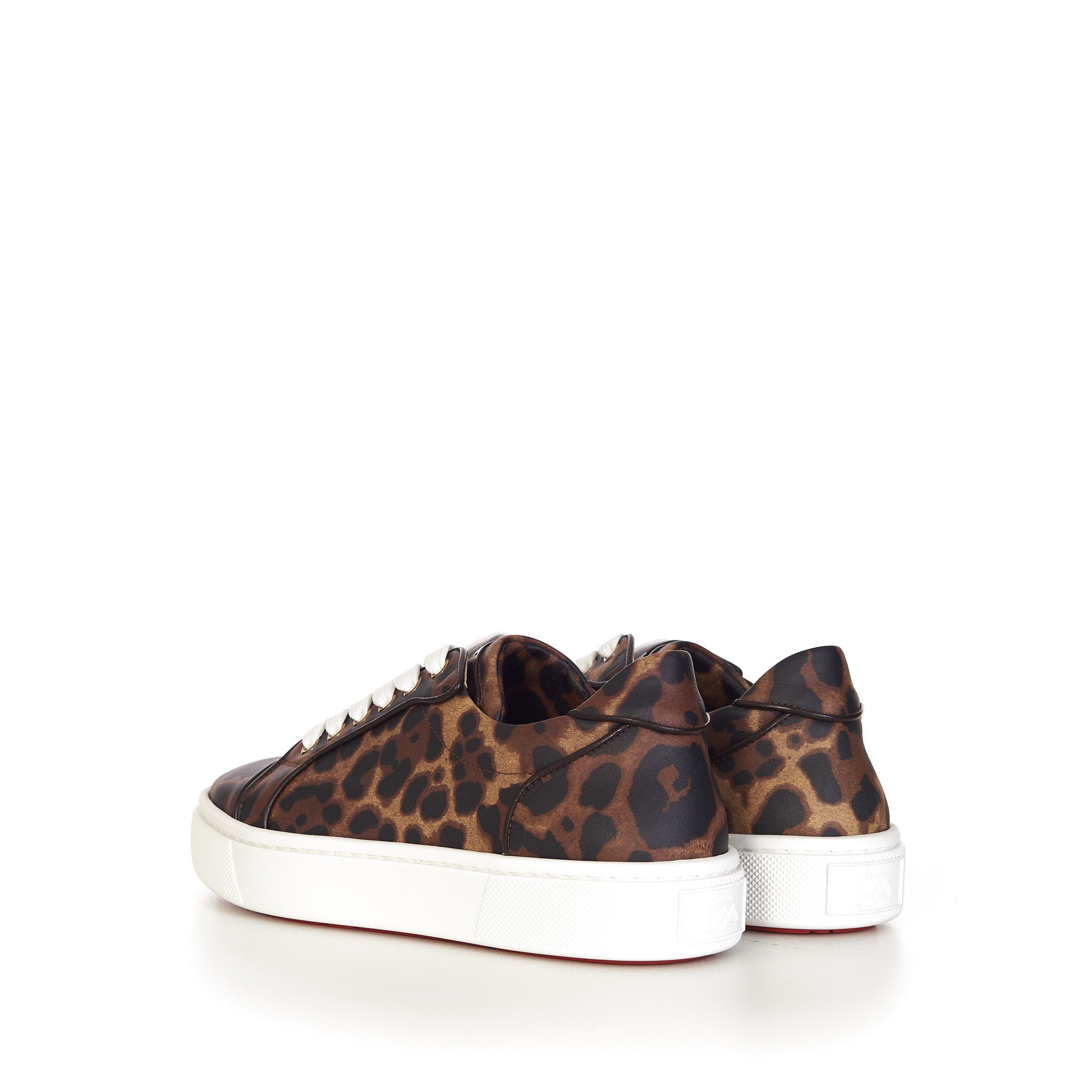 Christian Louboutin Lowtop Sneakers Vieirissima Orlato In Leopard Pattern Size US 5.5 / IT 35.5 - 5 Thumbnail