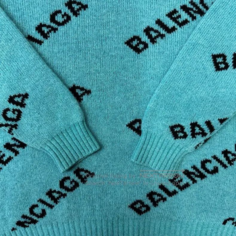 Balenciaga Balenciaga Lake Green Barrage Sweater Size XXS / US 00 / IT 34 - 2 Thumbnail