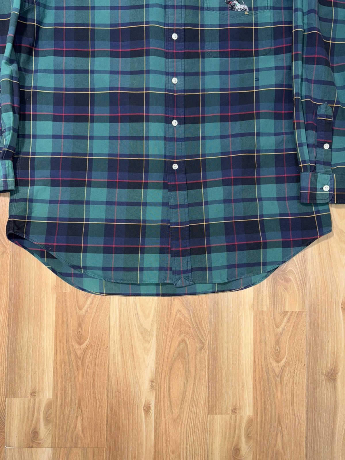 Ralph Lauren VTG Ralph Lauren Blake "Scottie Dog" Plaid Button Down Shirt Size US L / EU 52-54 / 3 - 5 Thumbnail