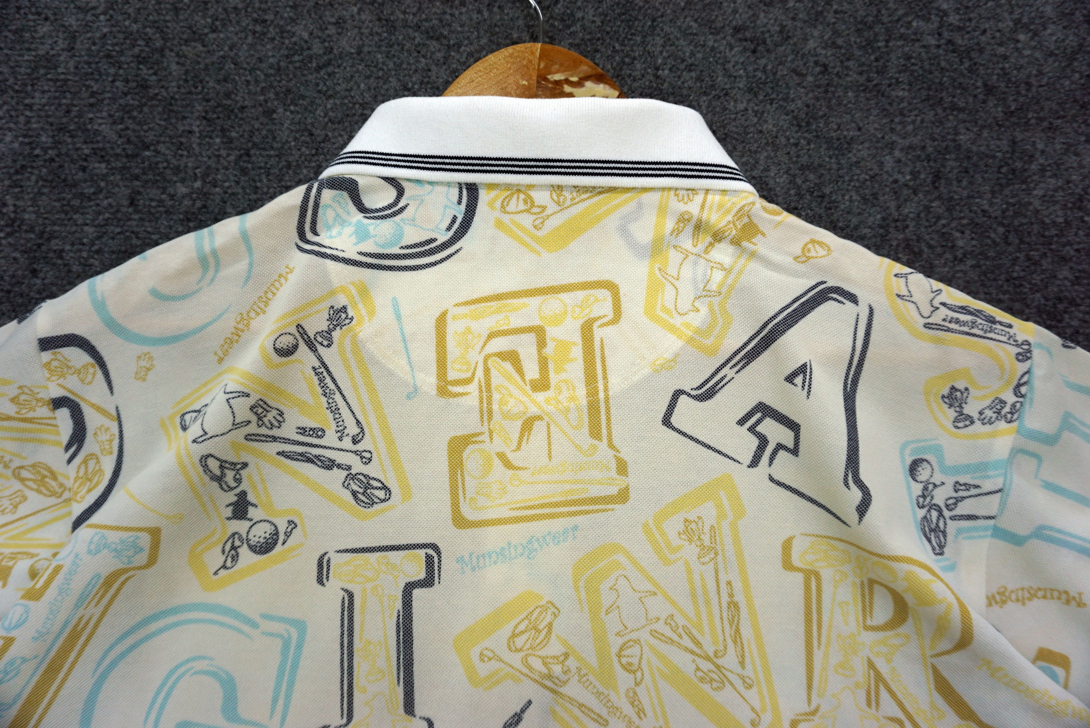 Grand Slam Vintage Munsingwear Penguin Abstract Full Print Boxy Shirt Size US L / EU 52-54 / 3 - 11 Thumbnail