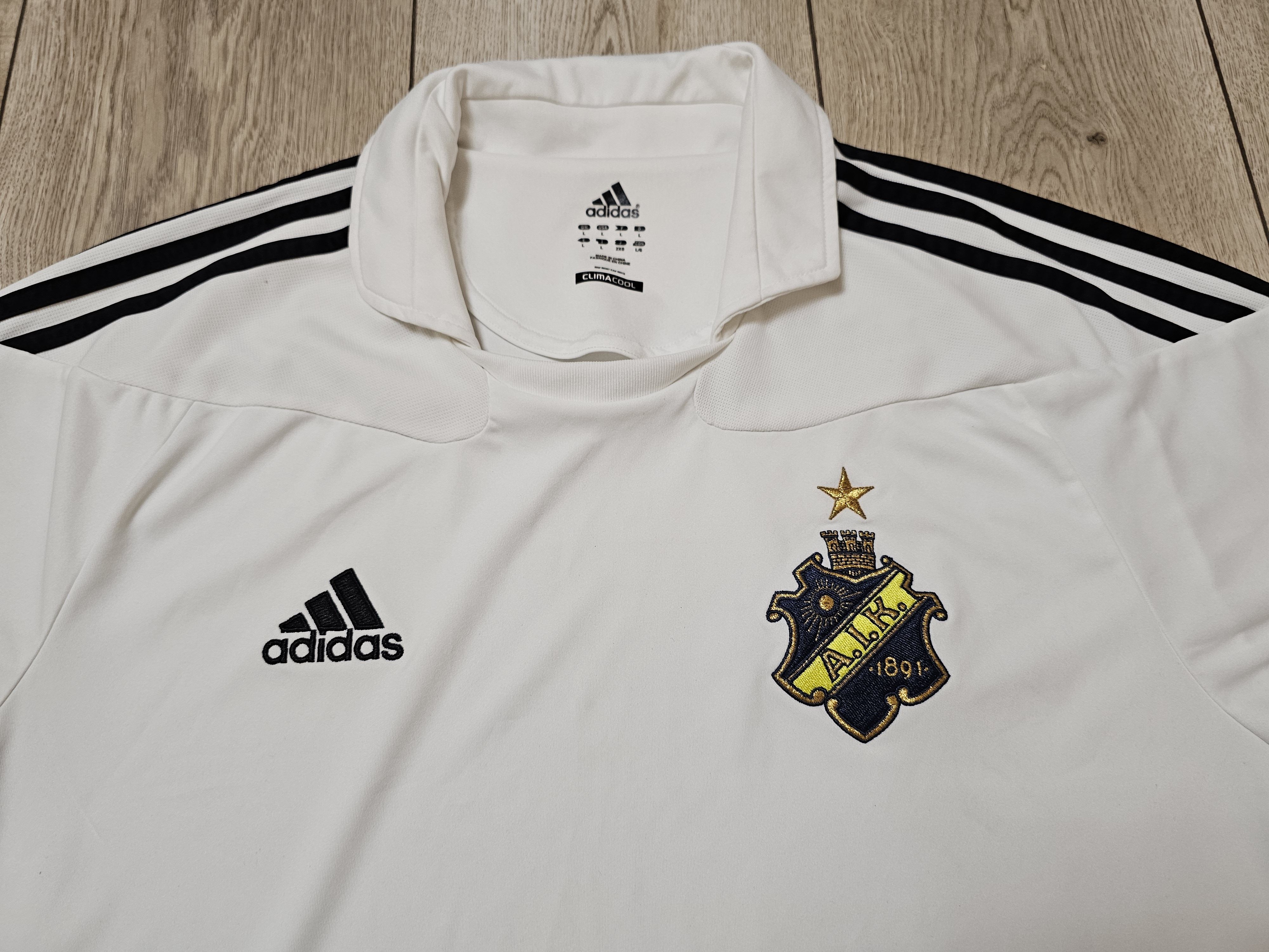 Adidas × All Sport × Vintage AIK 2010 2011 AWAY FOOTBALL SHIRT SWEDEN SOCCER JERSEY Size US L / EU 52-54 / 3 - 3 Thumbnail