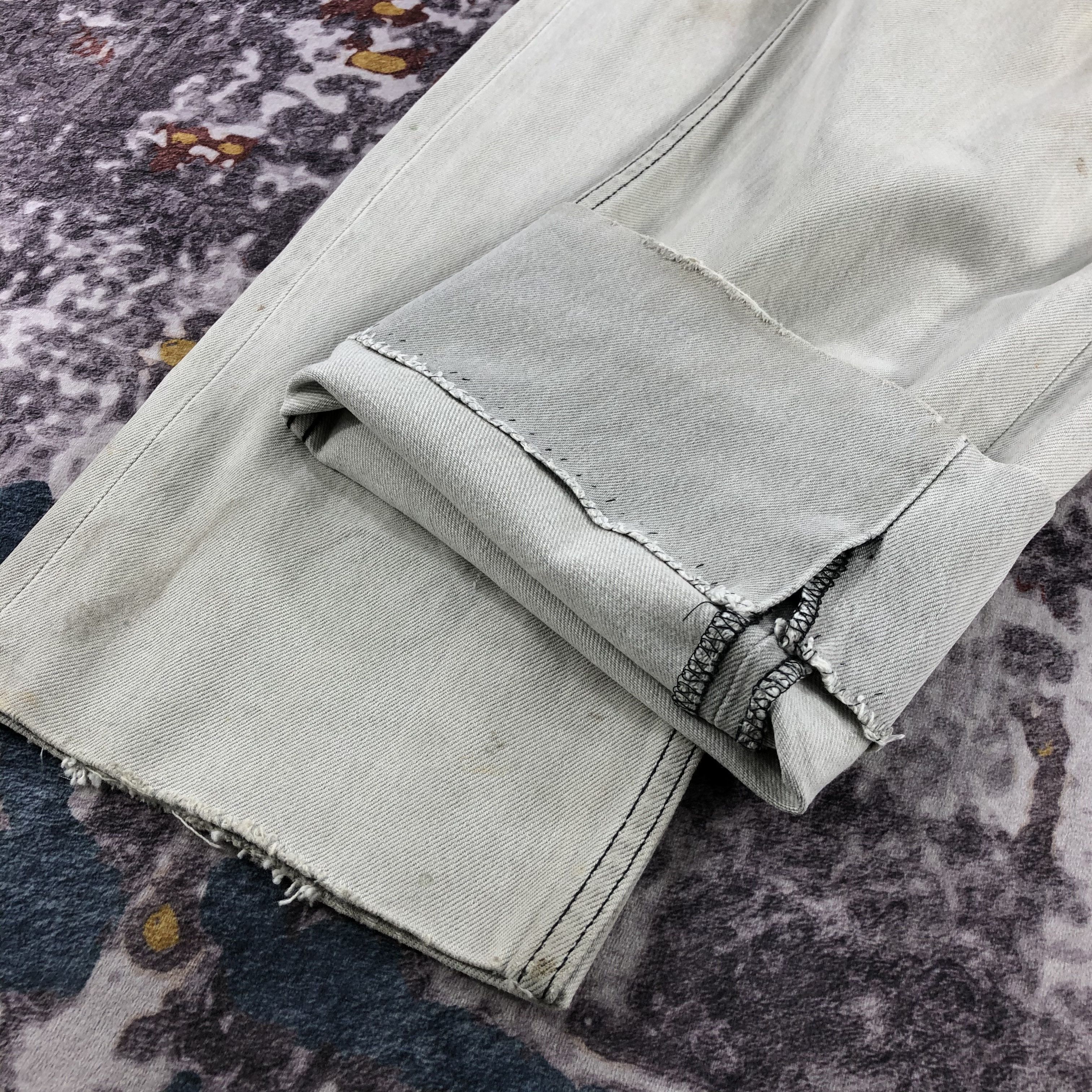 Levi's × Vintage 90s Vintage Ash Gray Levis 501 Jeans-JM2689 Size US 35 - 7 Thumbnail