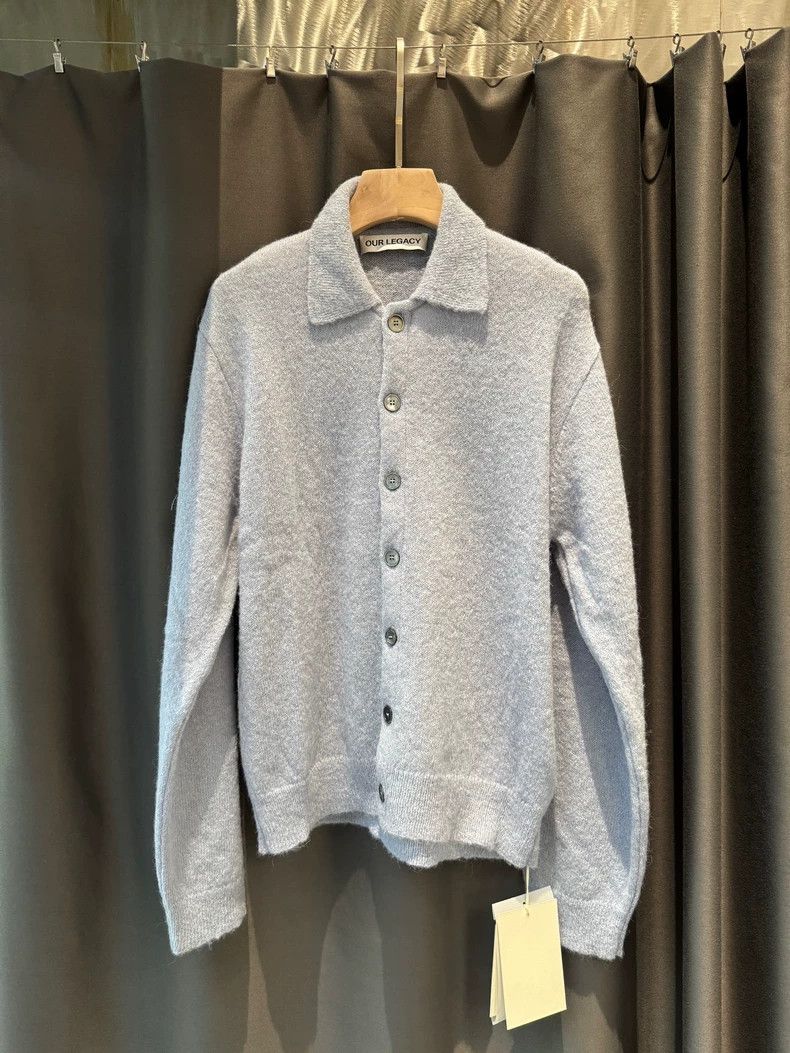 Our Legacy Our Legacy size50 Blue knit cardigan Size US M / EU 48-50 / 2 - 1 Thumbnail