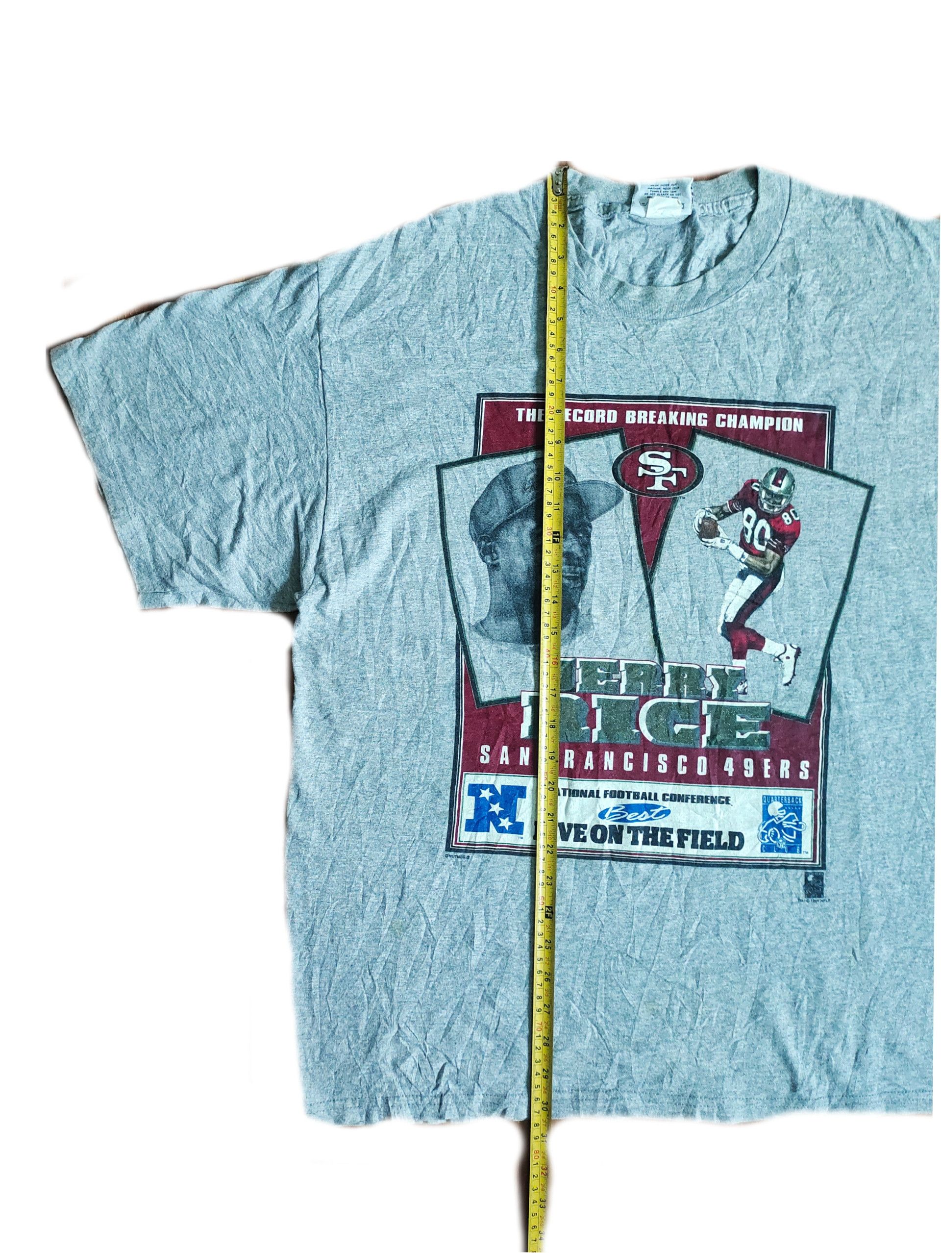 NFL × Nutmeg × Vintage Vintage Jerry Rice Player 90s T-shirt NFL Nutmeg Size US XL / EU 56 / 4 - 11 Thumbnail