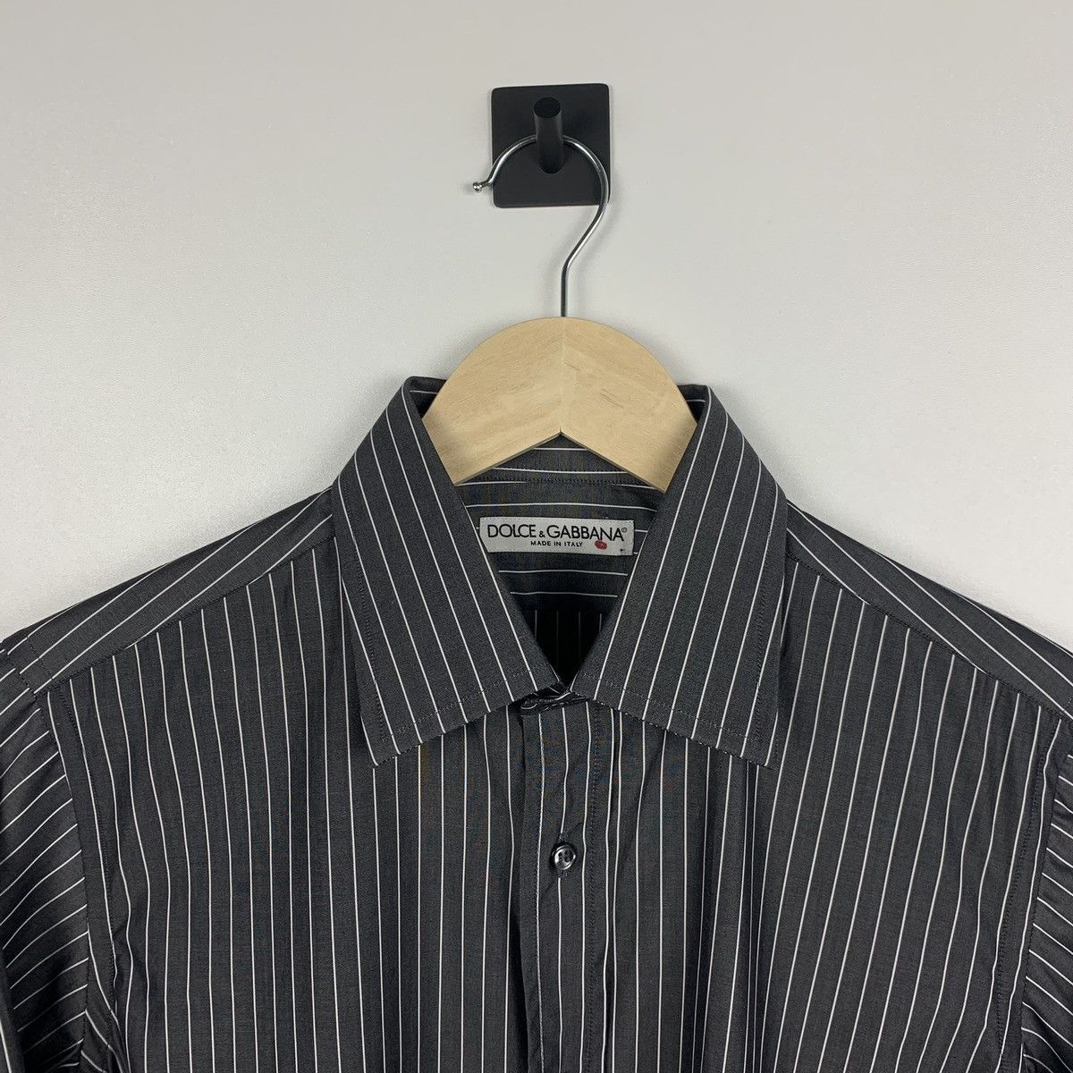 Dolce & Gabbana Men’s Dolce & Gabbana Striped Formal Shirt Long Sleeve 38 Size US S / EU 44-46 / 1 - 6 Thumbnail