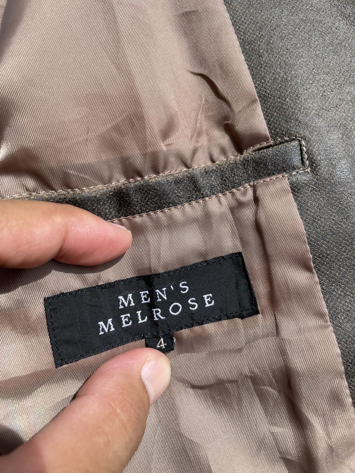 Japanese Brand 🔥Accept Binding🔥 Men's Melrose Leather Blazer Jacket Japan Size US S / EU 44-46 / 1 - 8 Thumbnail