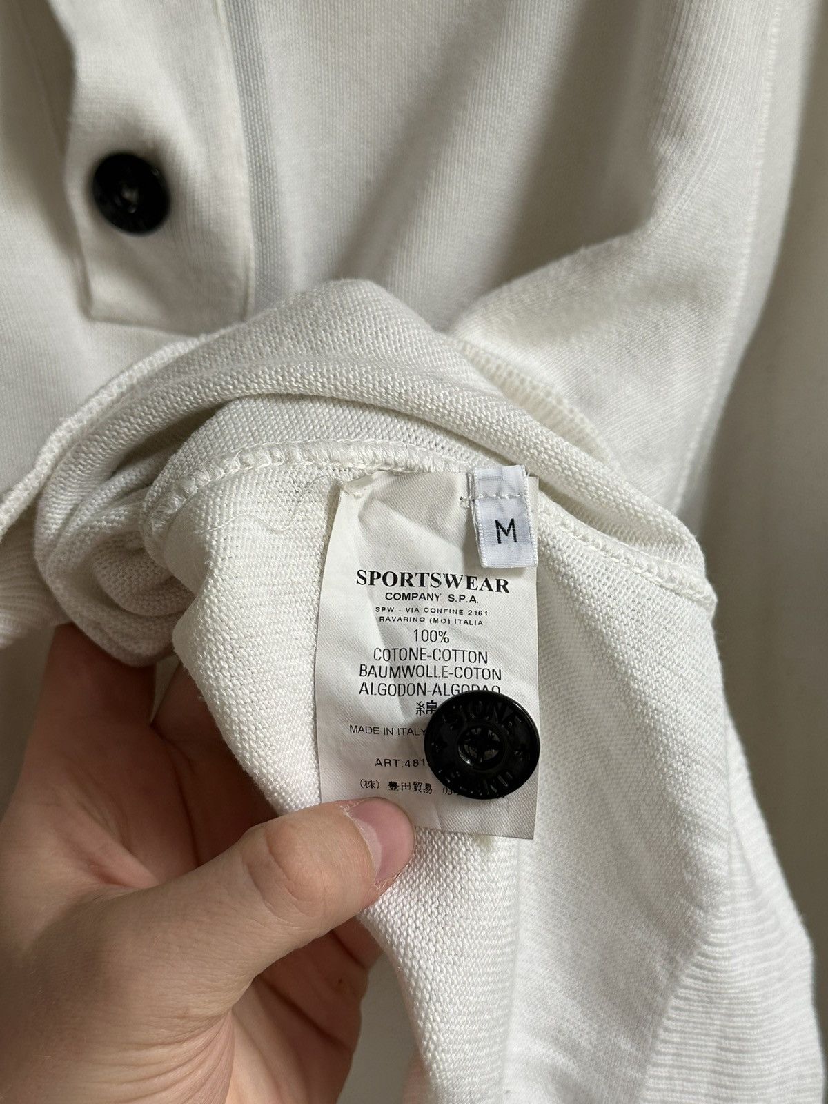 Stone Island Stone Island Vintage 00s Luxury Cotton Sweater Size US M / EU 48-50 / 2 - 5 Thumbnail