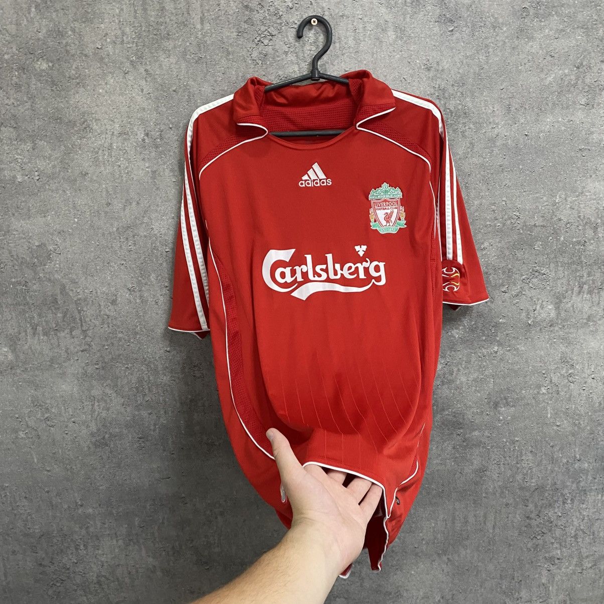 Adidas Vintage Liverpool Adidas Football Jersey 2006-07 T-Shirt Size US L / EU 52-54 / 3 - 2 Thumbnail