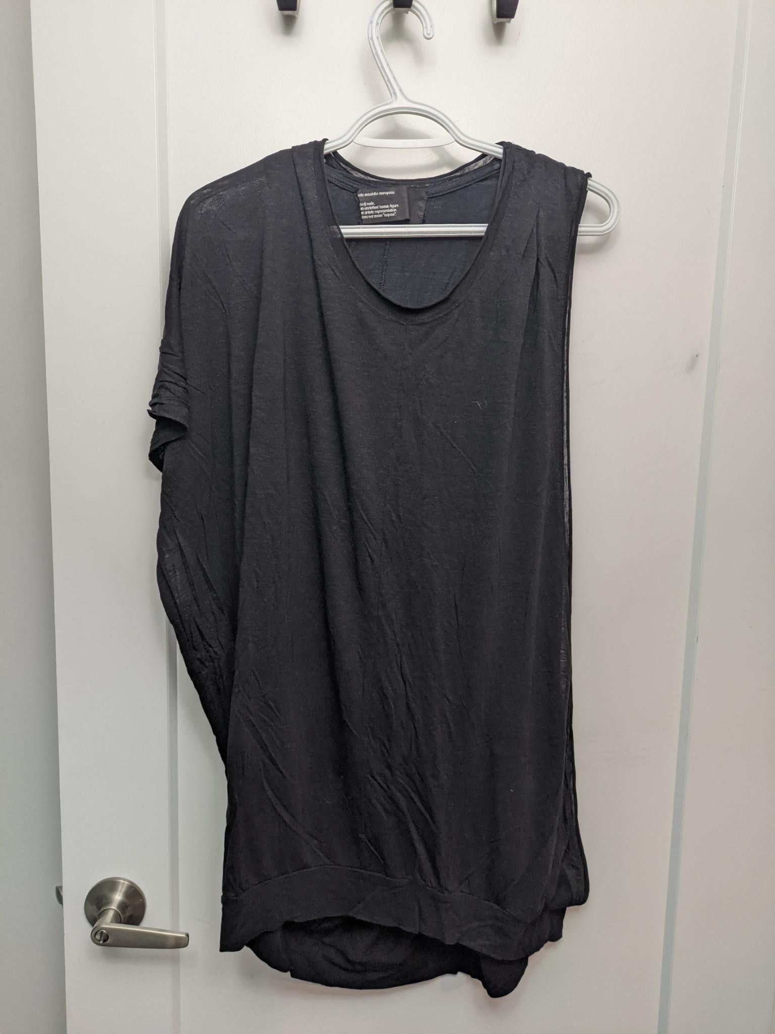 Nude: Masahiko Maruyama Double-Layered Poncho Tee/Tank Size US L / EU 52-54 / 3 - 1 Thumbnail