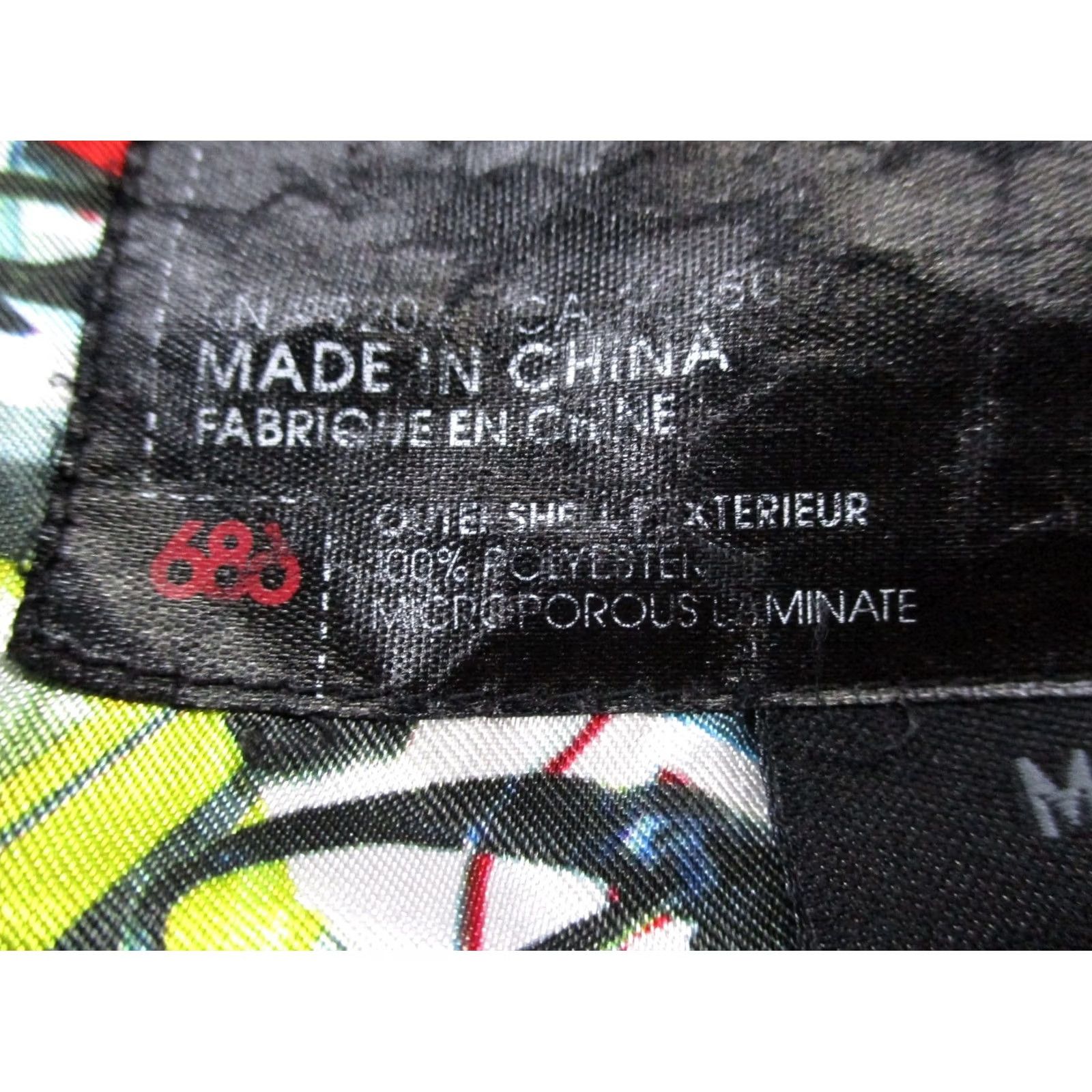 686 686 Jacket Mens M Green Graphic Print Softshell Snowboard Ski Outdoors Hiking Size US M / EU 48-50 / 2 - 7 Thumbnail