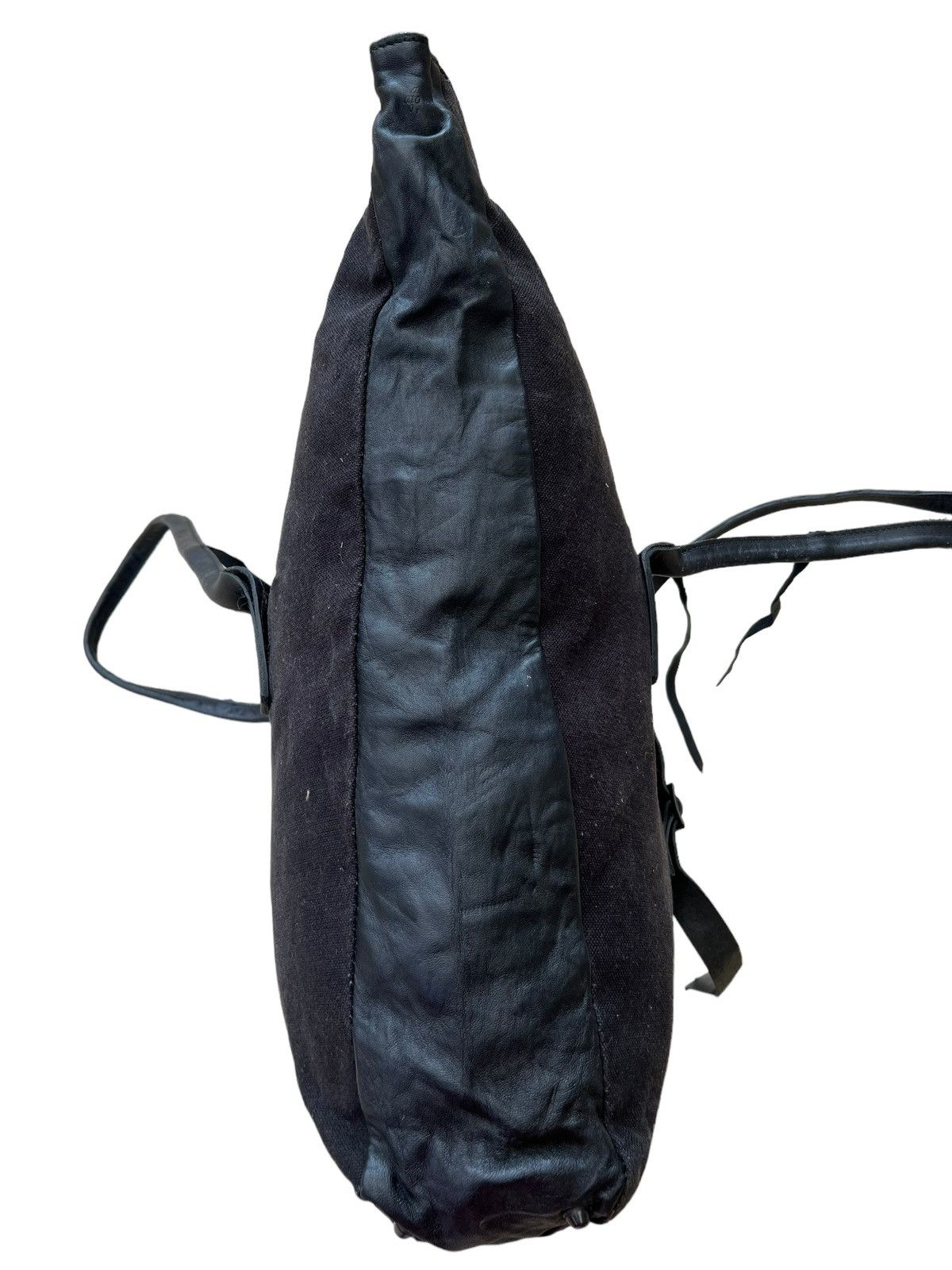 ato Ato Japan Hybrid Leather Cotton Unique Tote Bag Large Size ONE SIZE - 12 Thumbnail